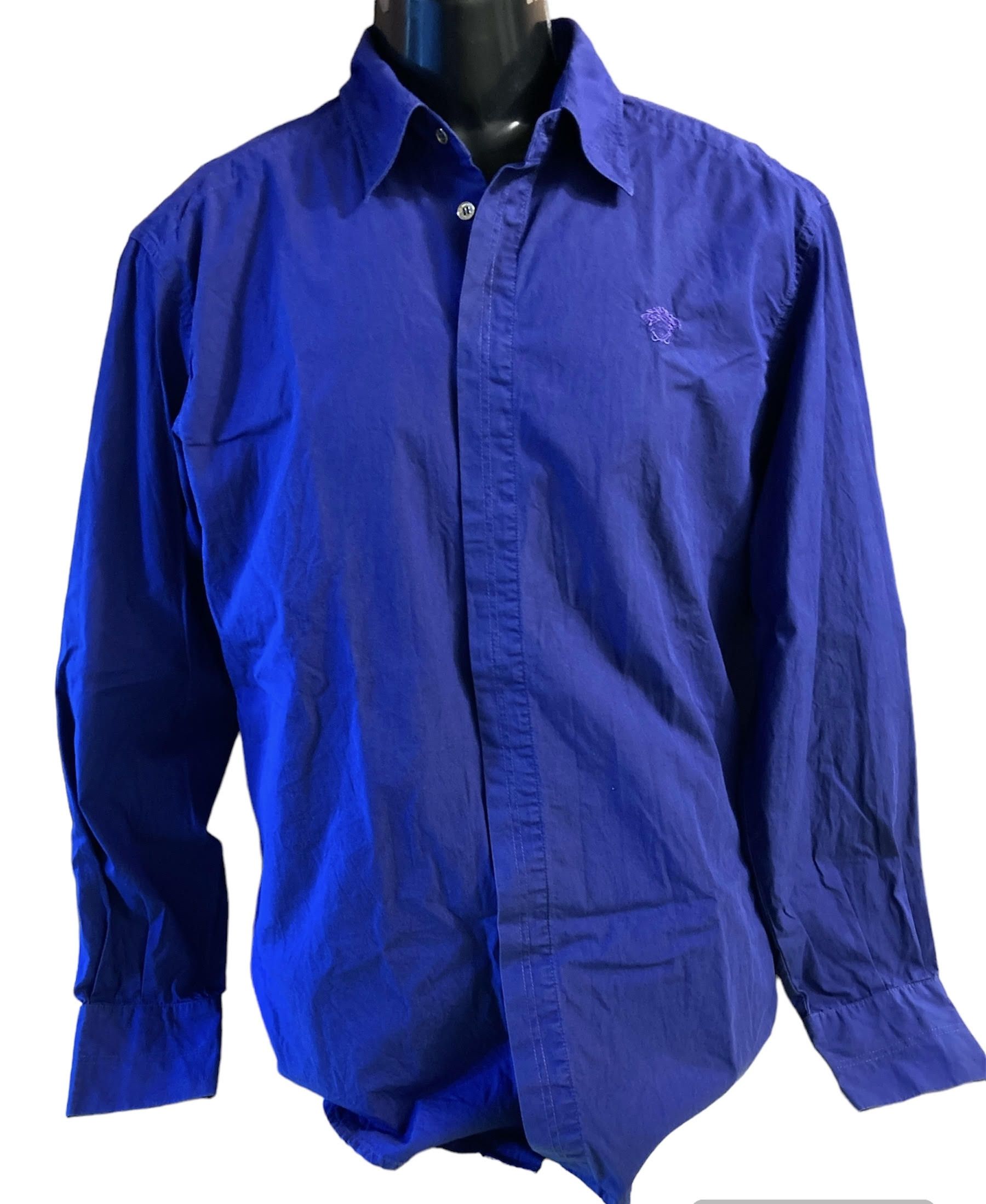 Versace Vintage Versace Jeans Couture Medusa Logo Shirt Size US L / EU 52-54 / 3 - 1 Thumbnail