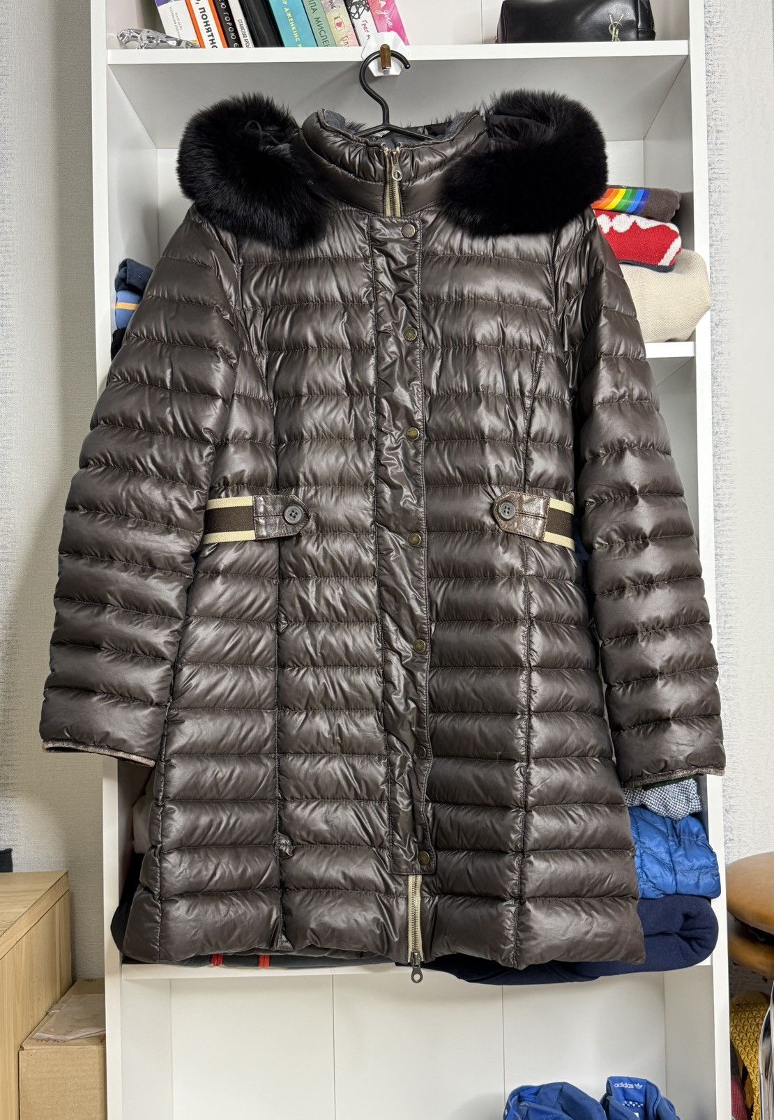 Duvetica Duvetica Brown Goose Down belted jacket size 42 Size S / US 4 / IT 40 - 2 Thumbnail