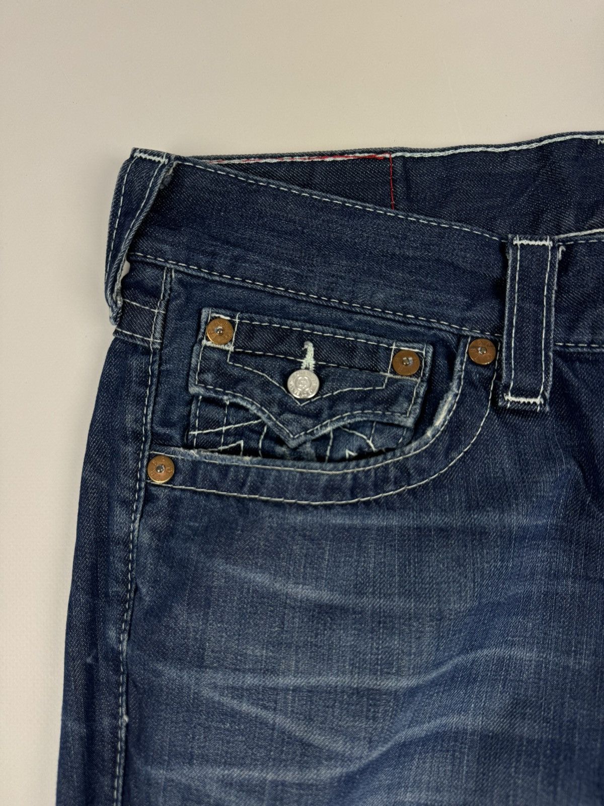 True Religion True Religion Blue Jeans Made in USA SIZE 32 Size US 32 / EU 48 - 7 Thumbnail