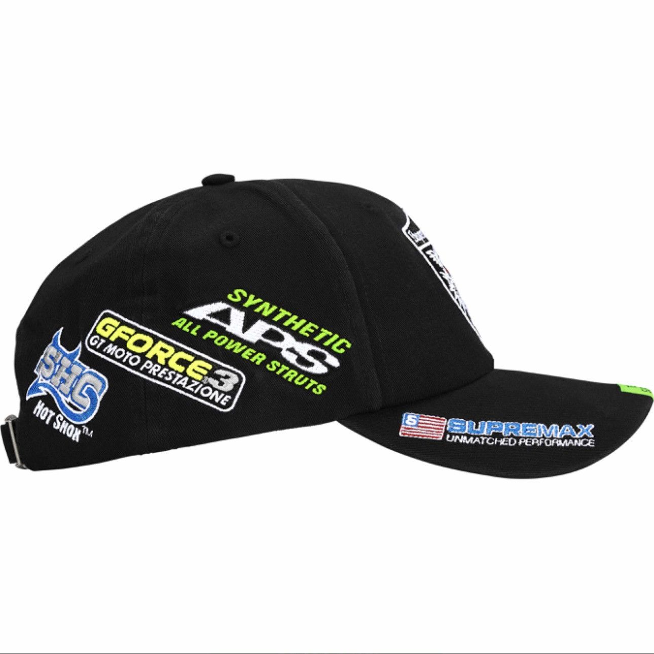 Supreme Supreme Racing Team 6-Panel Black Hat Multi Patch Deadstock Size ONE SIZE - 3 Thumbnail