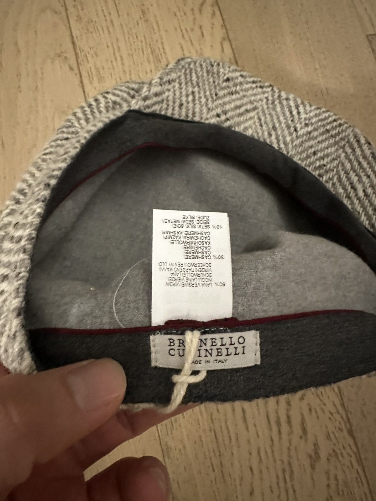Brunello Cucinelli Brunello Cucinelli Italian Basco Size ONE SIZE - 7 Thumbnail