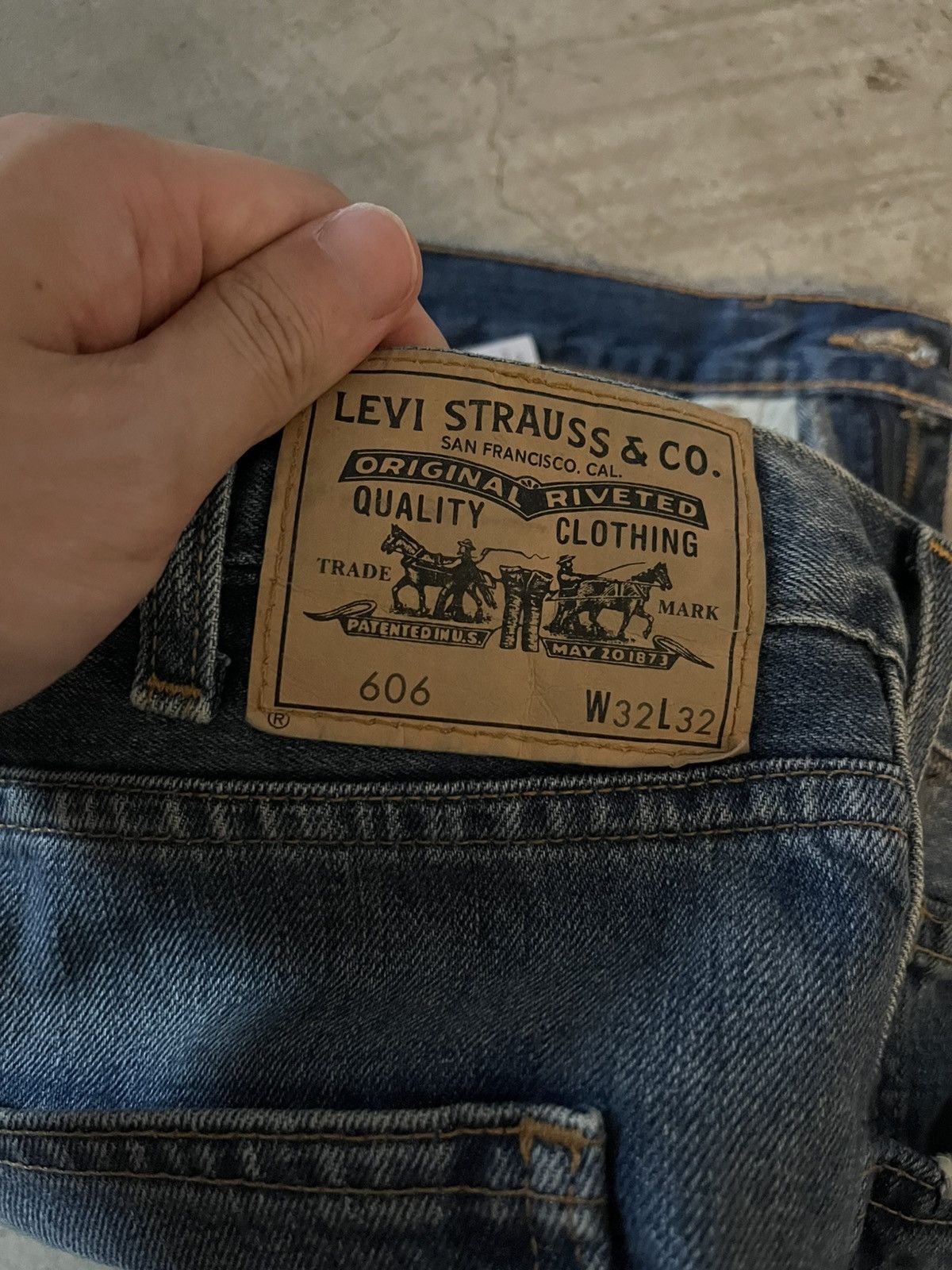 Levi's Levi's Vintage Clothing Patched Jeans Size US 32 / EU 48 - 4 Thumbnail