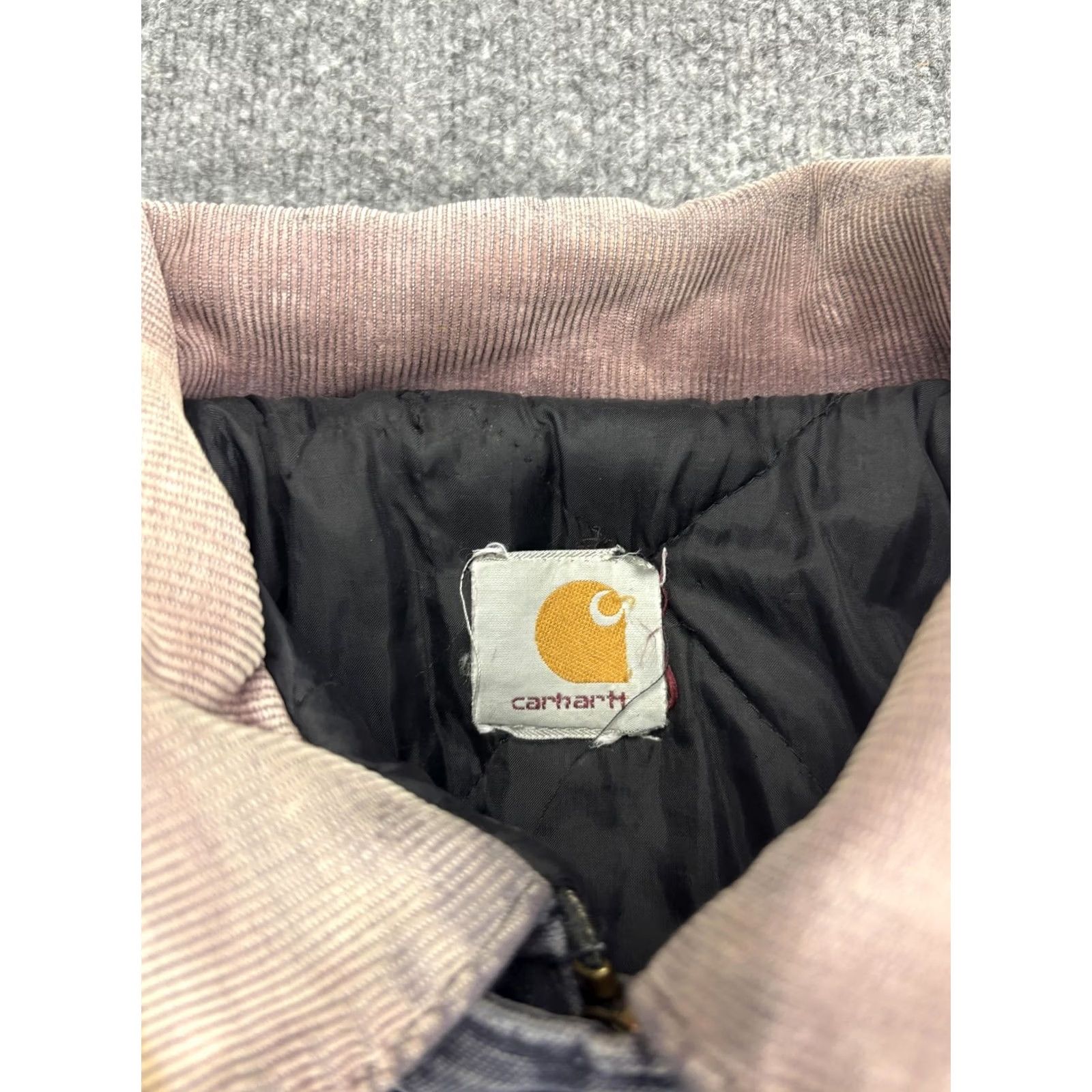 Carhartt Carhartt Jacket Mens L Dark Navy Duck Quilt Lined Corduroy Collar C03 DNY Size US L / EU 52-54 / 3 - 2 Thumbnail
