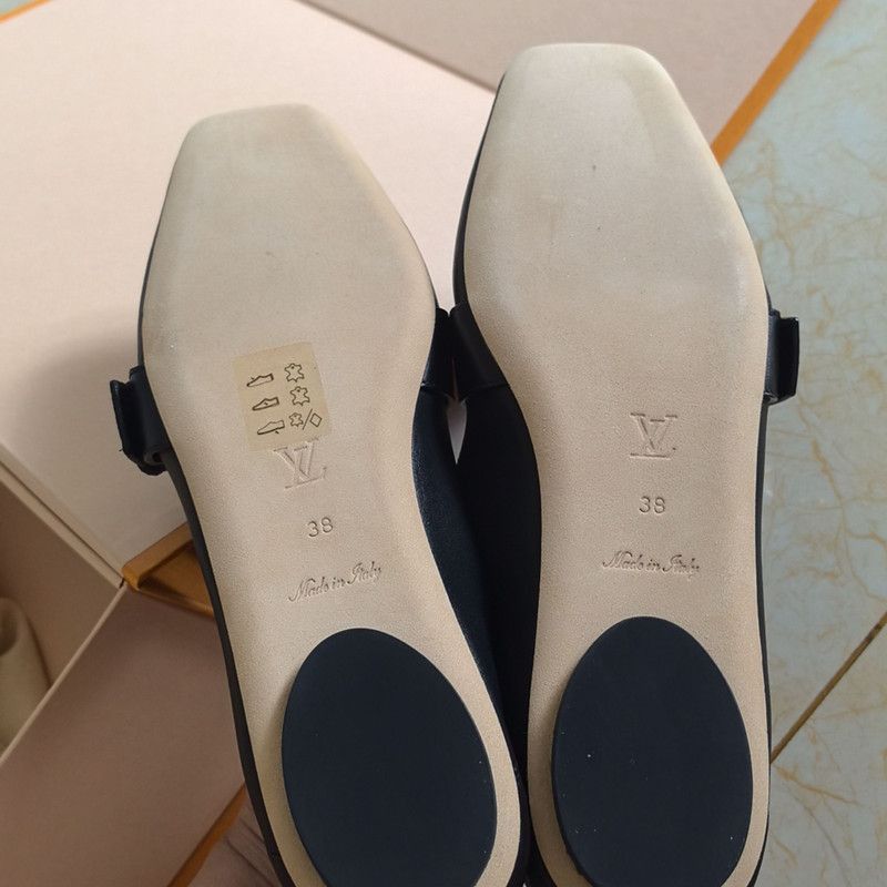 Louis Vuitton Louis Vuitton Black Casual Loafers for Women Size US 8 / IT 38 - 4 Thumbnail