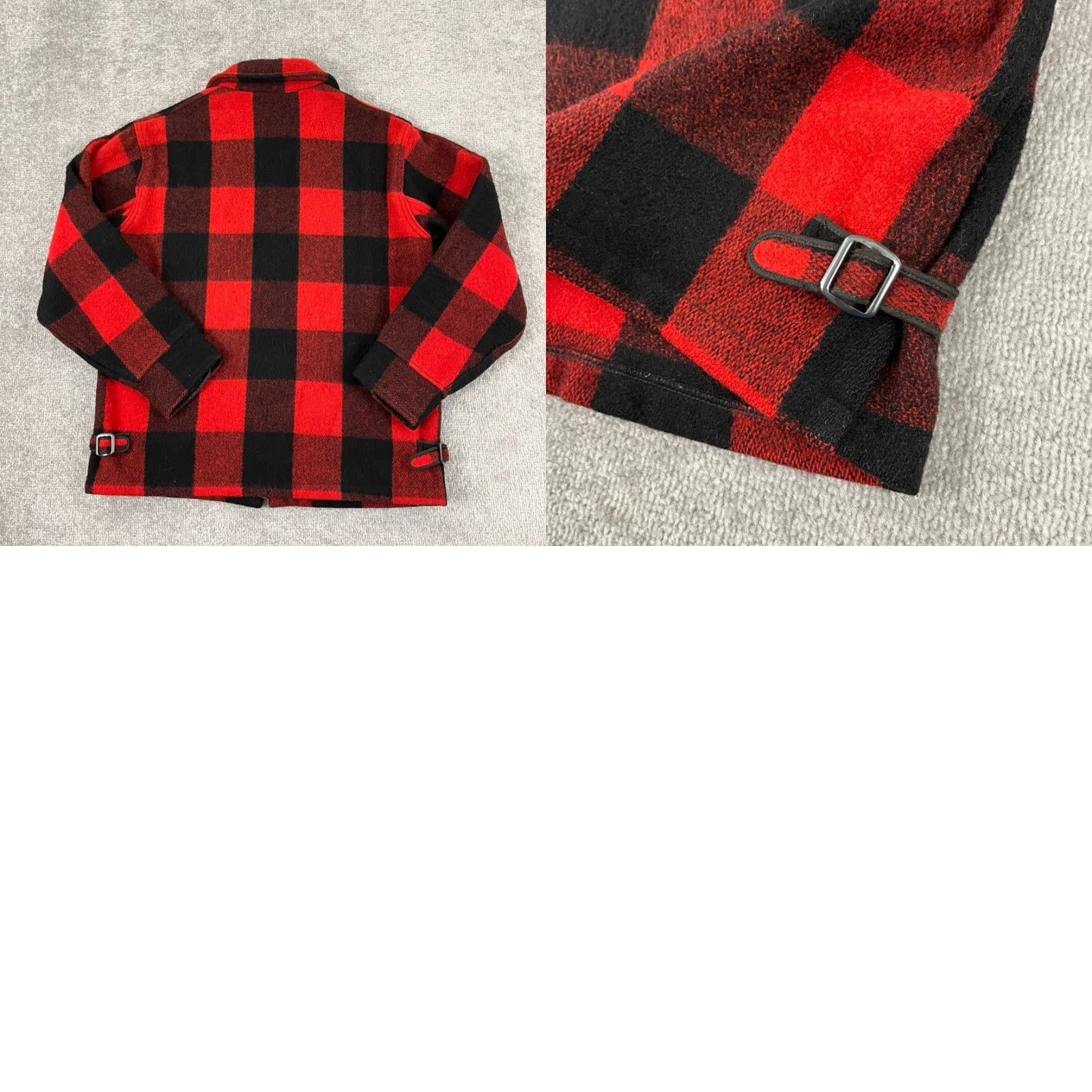 Vintage VINTAGE Woolrich Jacket Adult Size 40 Red Black Buffalo Plaid Mid-Length 70s Retro Lumberjack USA Mens Size US XXS / EU 40 - 8 Thumbnail