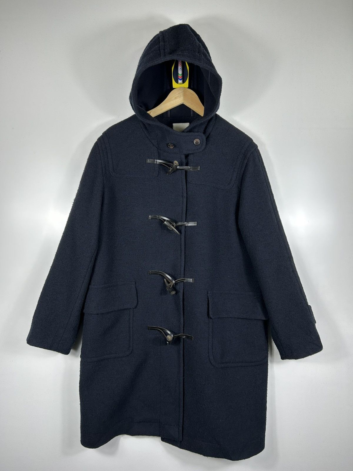 Vintage ⚡️Vintage New Yorker Hooded Wool Duffle Long Coat Jacket Size US L / EU 52-54 / 3 - 2 Thumbnail