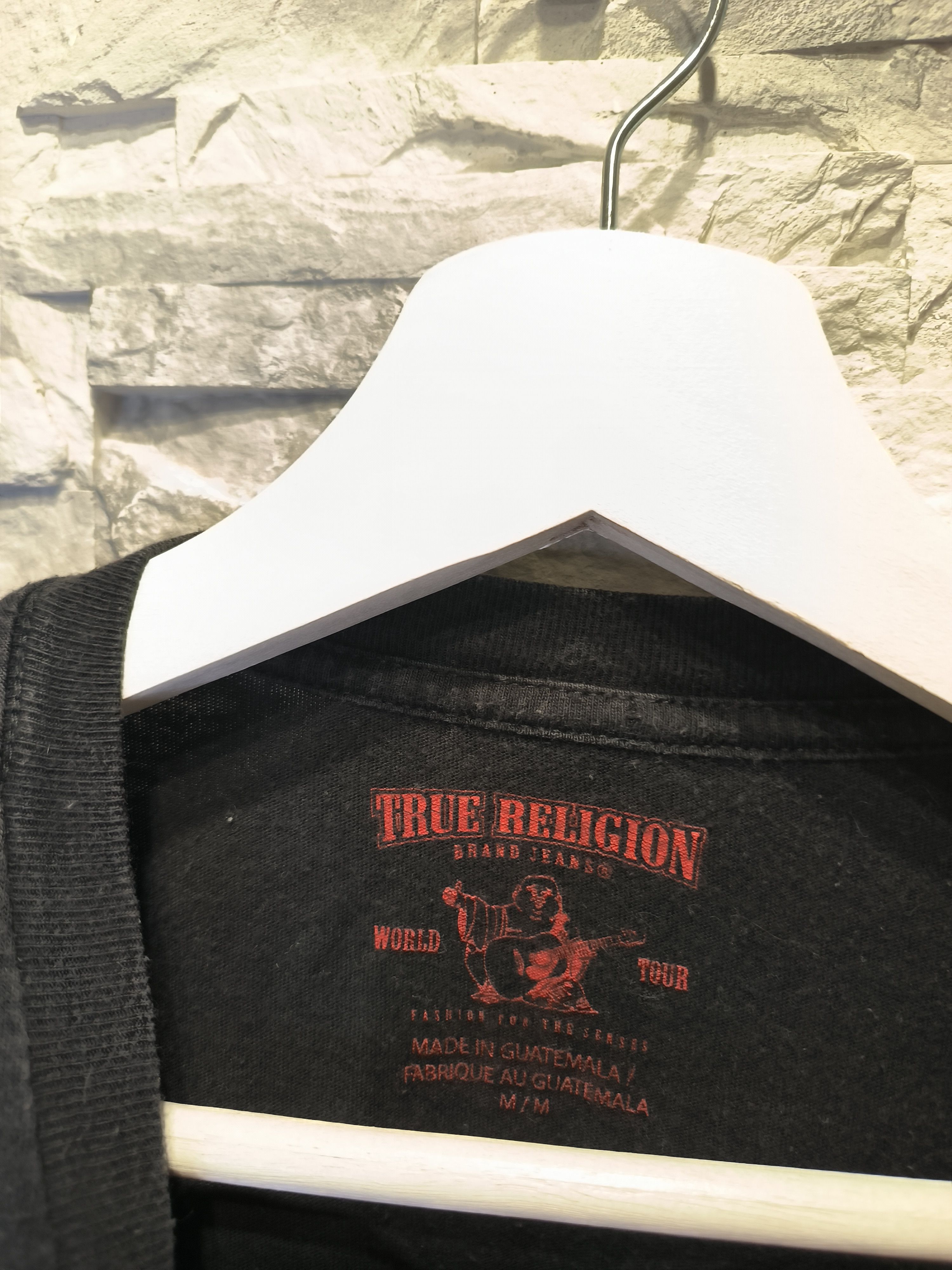 True Religion × Vintage True Religion T-Shirt Tee Vintage TR Black Logo Size US M / EU 48-50 / 2 - 4 Thumbnail