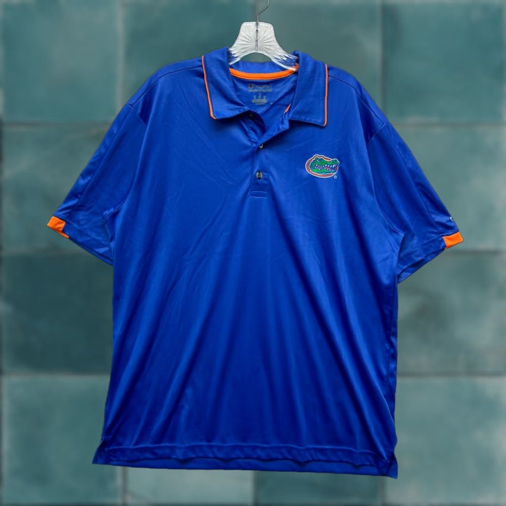 Champion VINTAGE University of Florida Gators Golf Polo Shirt Large Performance College Football Size US L / EU 52-54 / 3 - 1 Thumbnail
