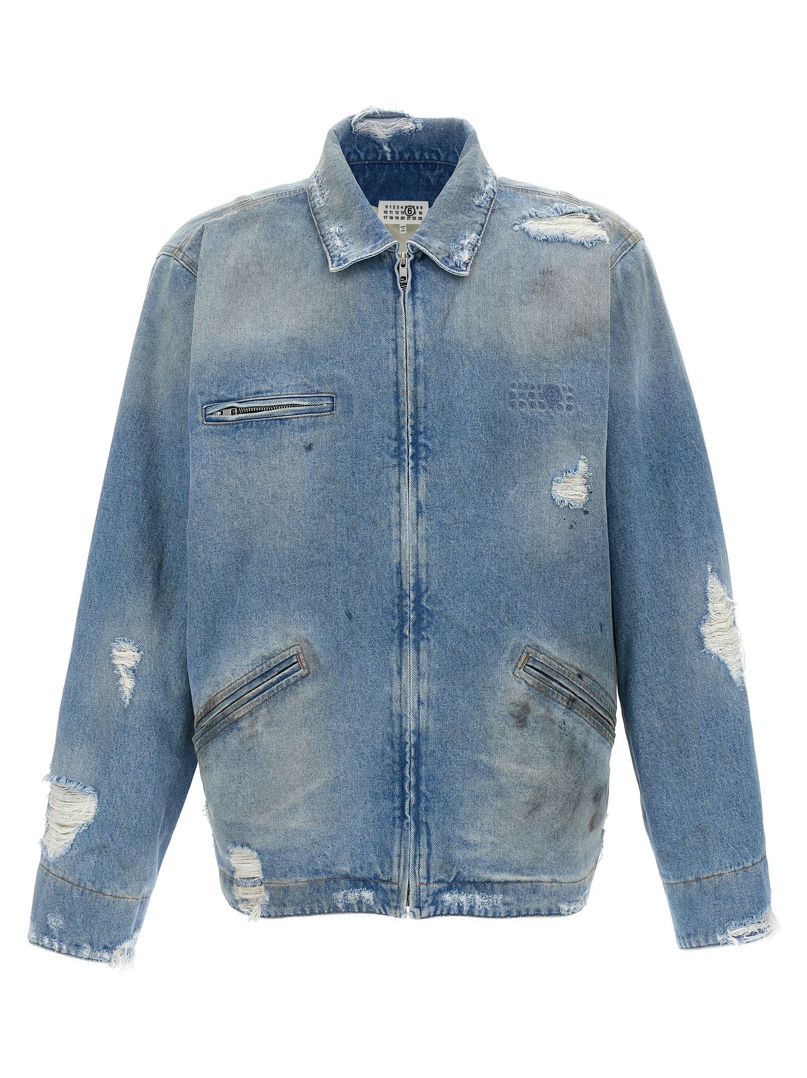 Maison Margiela Denim Jacket With Used Effect Size US M / EU 48-50 / 2 - 1 Thumbnail