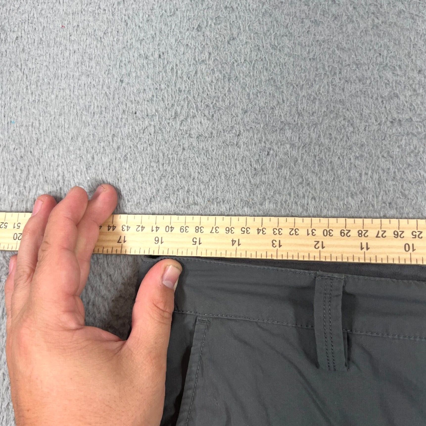 Marmot Marmot Gray Nylon Pants 30x30 Regular Fit 5-Pocket Straight Leg Hiking Mens Size US 30 / EU 46 - 4 Thumbnail