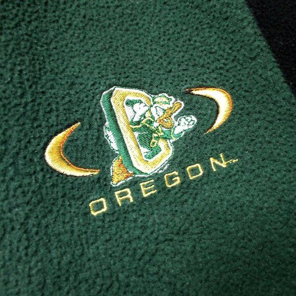 NCAA × Vintage Vintage 90s Oregon Ducks Fleece Sweat Pants Joggers Size US 32 / EU 48 - 2 Thumbnail