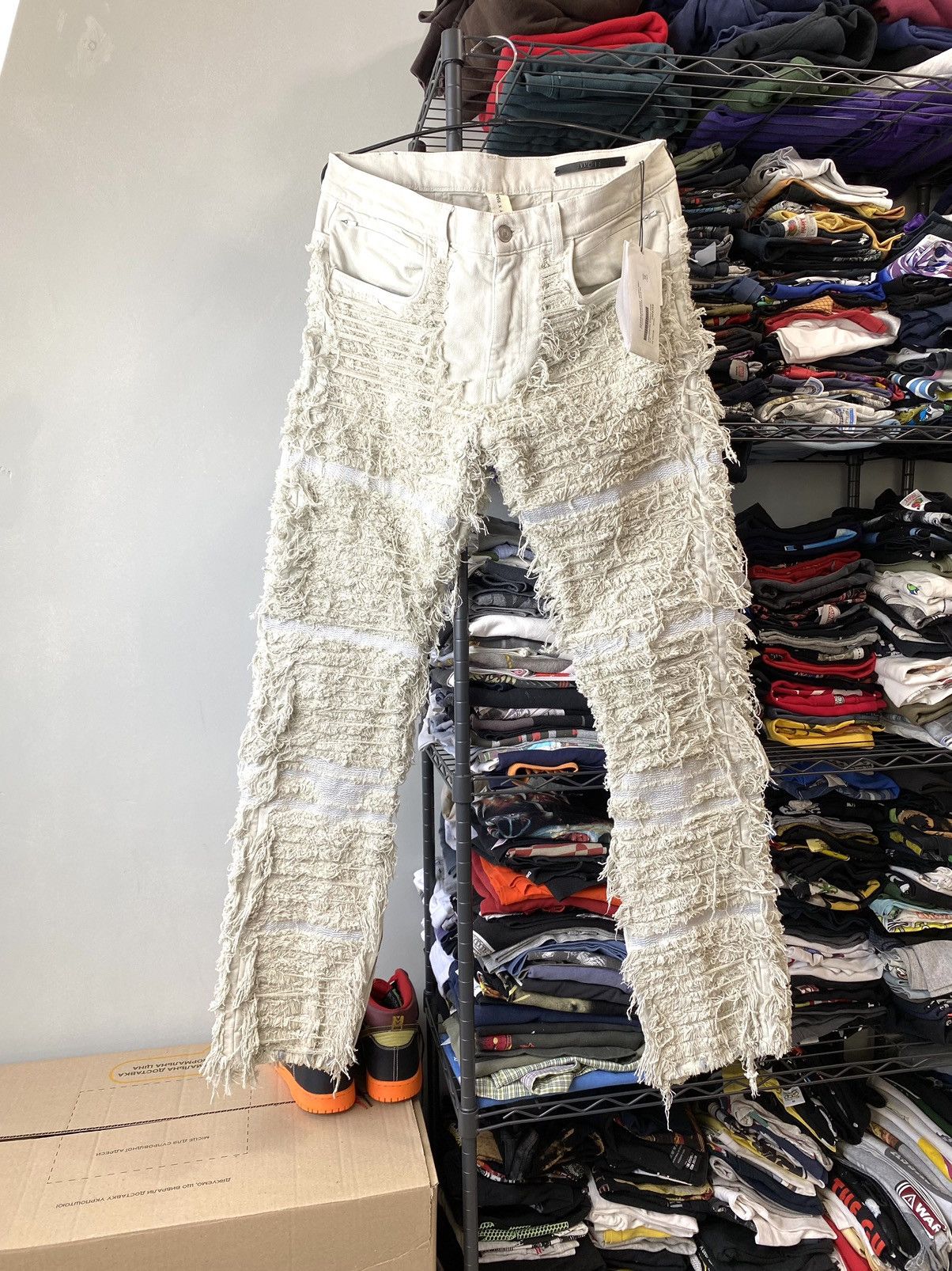 1017 ALYX 9SM Alyx Blackmeans Denim Pants Distressed Size US 32 / EU 48 - 1 Thumbnail