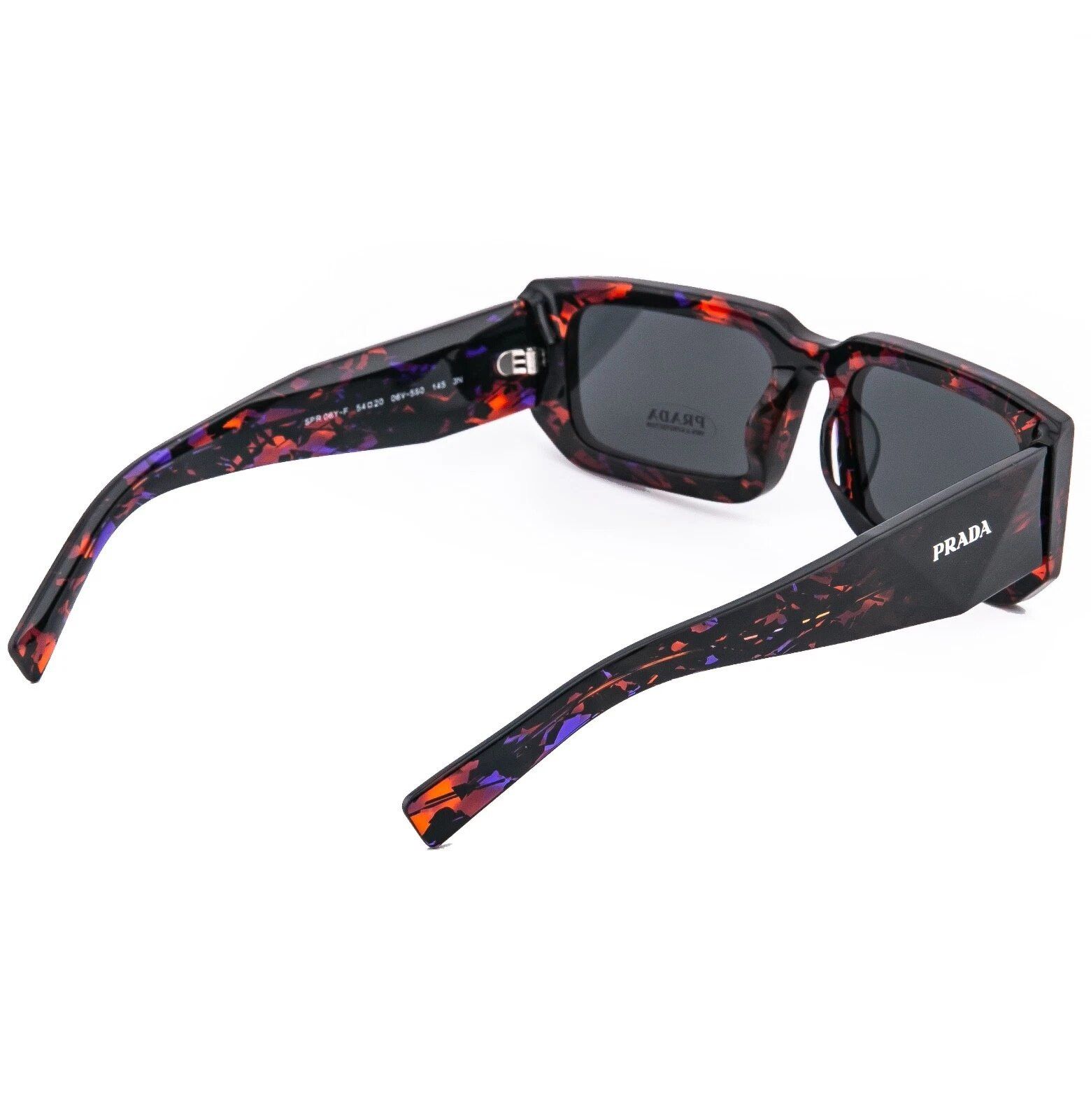 Prada PRADA 06Y SYMBOLE Purple Red Floral PR06YS Sunglasses 06YS Size ONE SIZE - 7 Thumbnail