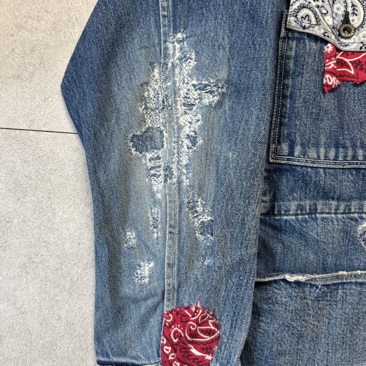 Kapital Kountry Kapital Kountry 1of1 Vintage Bandanna Denim Jacket Size US XL / EU 56 / 4 - 7 Thumbnail