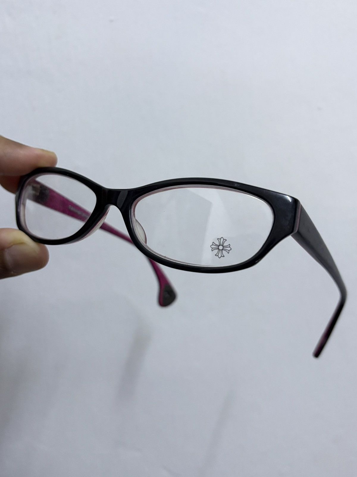 Chrome Hearts Vintage Chrome Hearts Style Fumunda Black Pink Glasses Size ONE SIZE - 2 Thumbnail