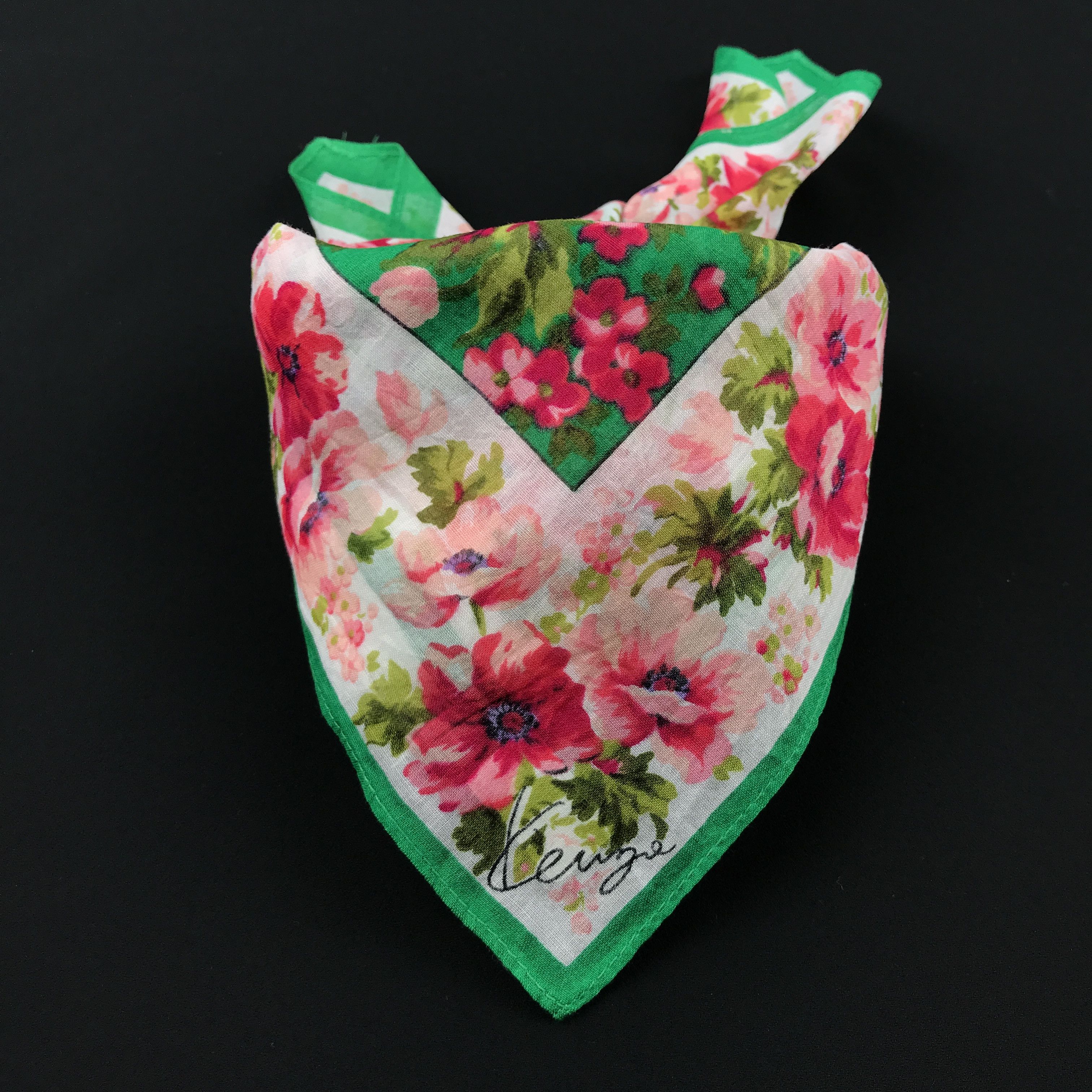 Japanese Brand × Kenzo × Vintage Vintage Kenzo Bandana Neckerchief Handkerchief Size ONE SIZE - 4 Thumbnail