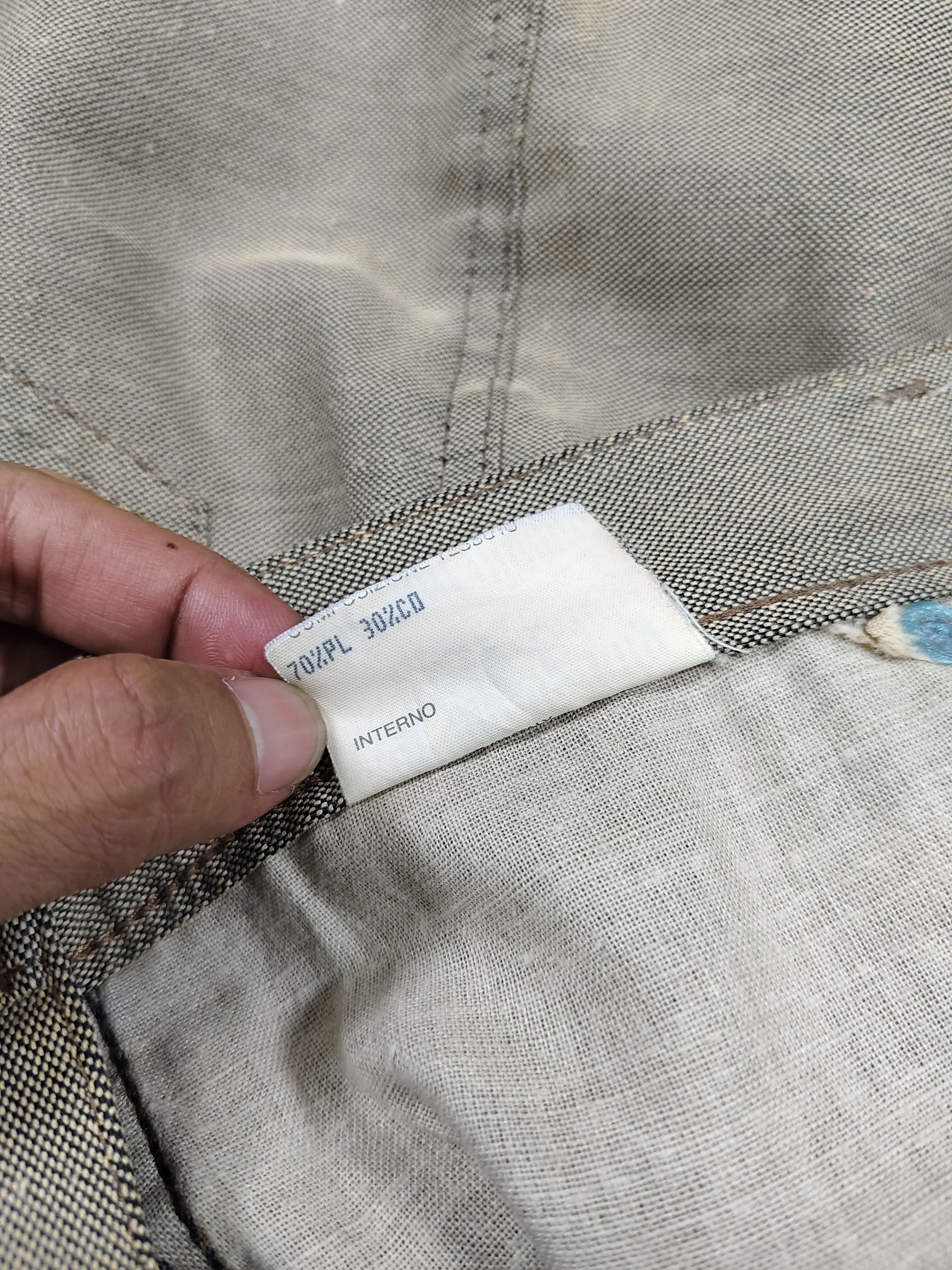 Fendi 90s FENDI- Archive Minimalist Hem Logo Taped Denim Skirt Size 28" / US 6 / IT 42 - 5 Thumbnail