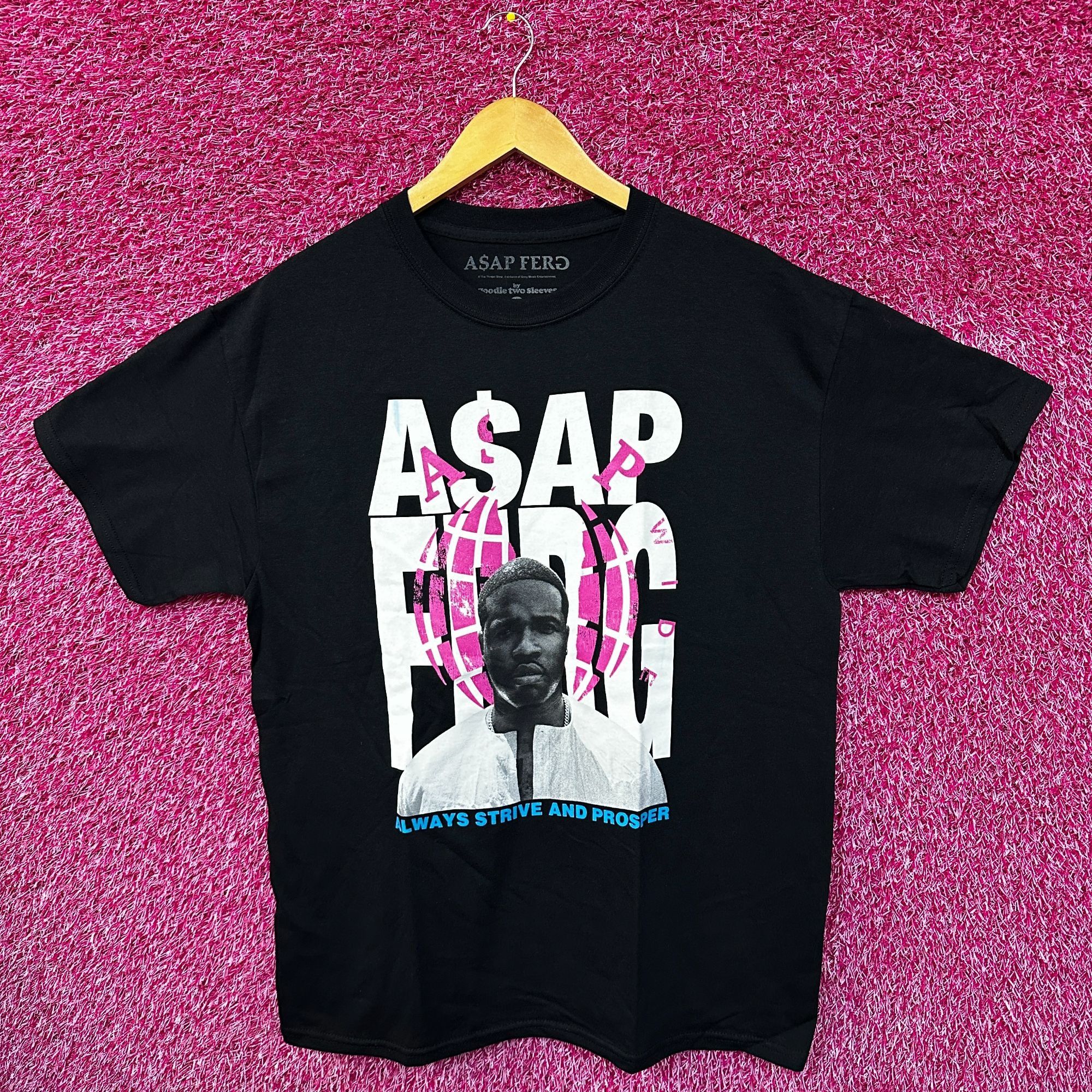 Rap Tees ASAP Ferg Always Strive and Prosper Rap Tshirt size Large Size US L / EU 52-54 / 3 - 1 Thumbnail