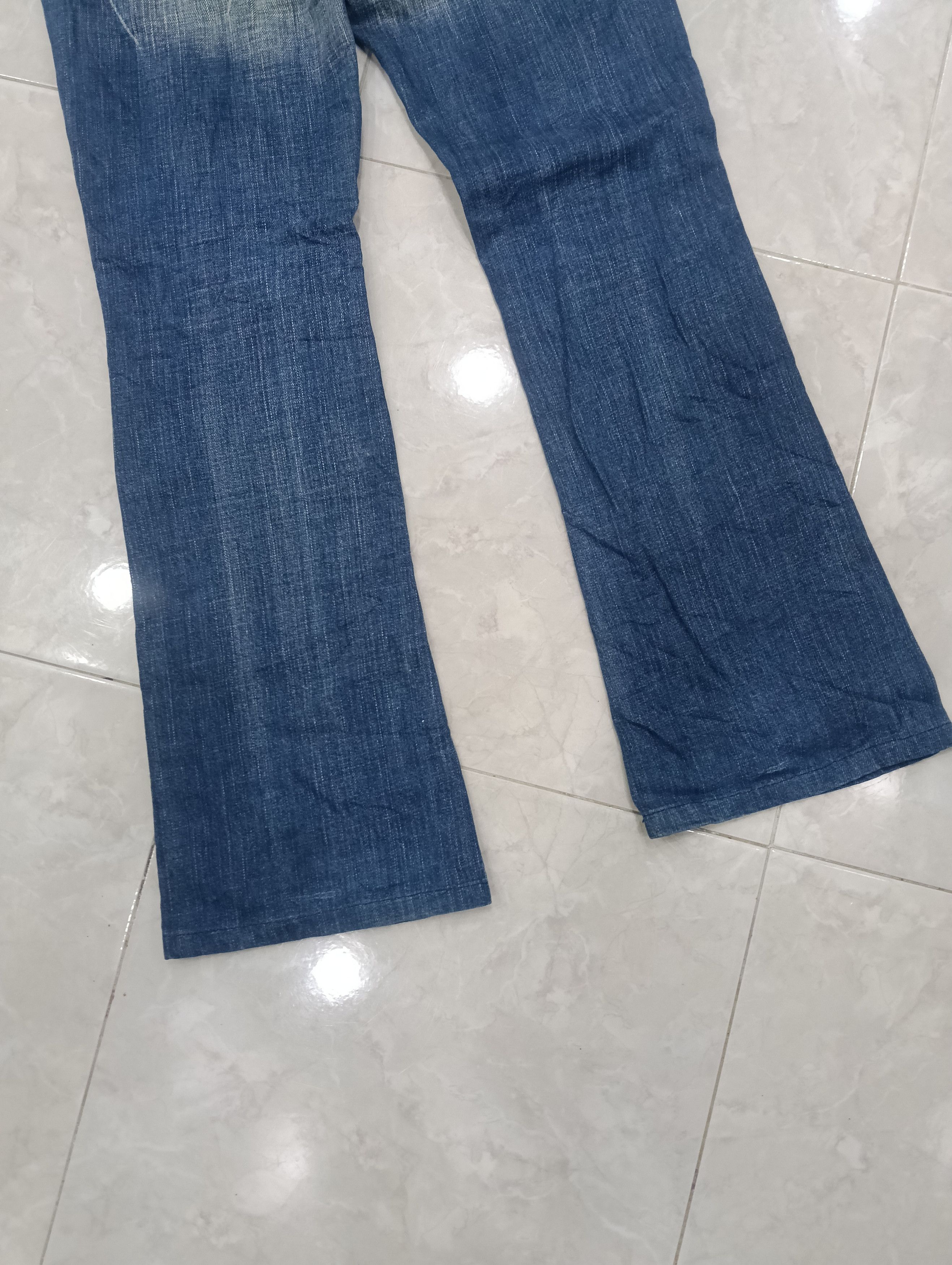 Japanese Brand Costello Sick Design Bootcut Denim Size 30" / US 8 / IT 44 - 6 Thumbnail