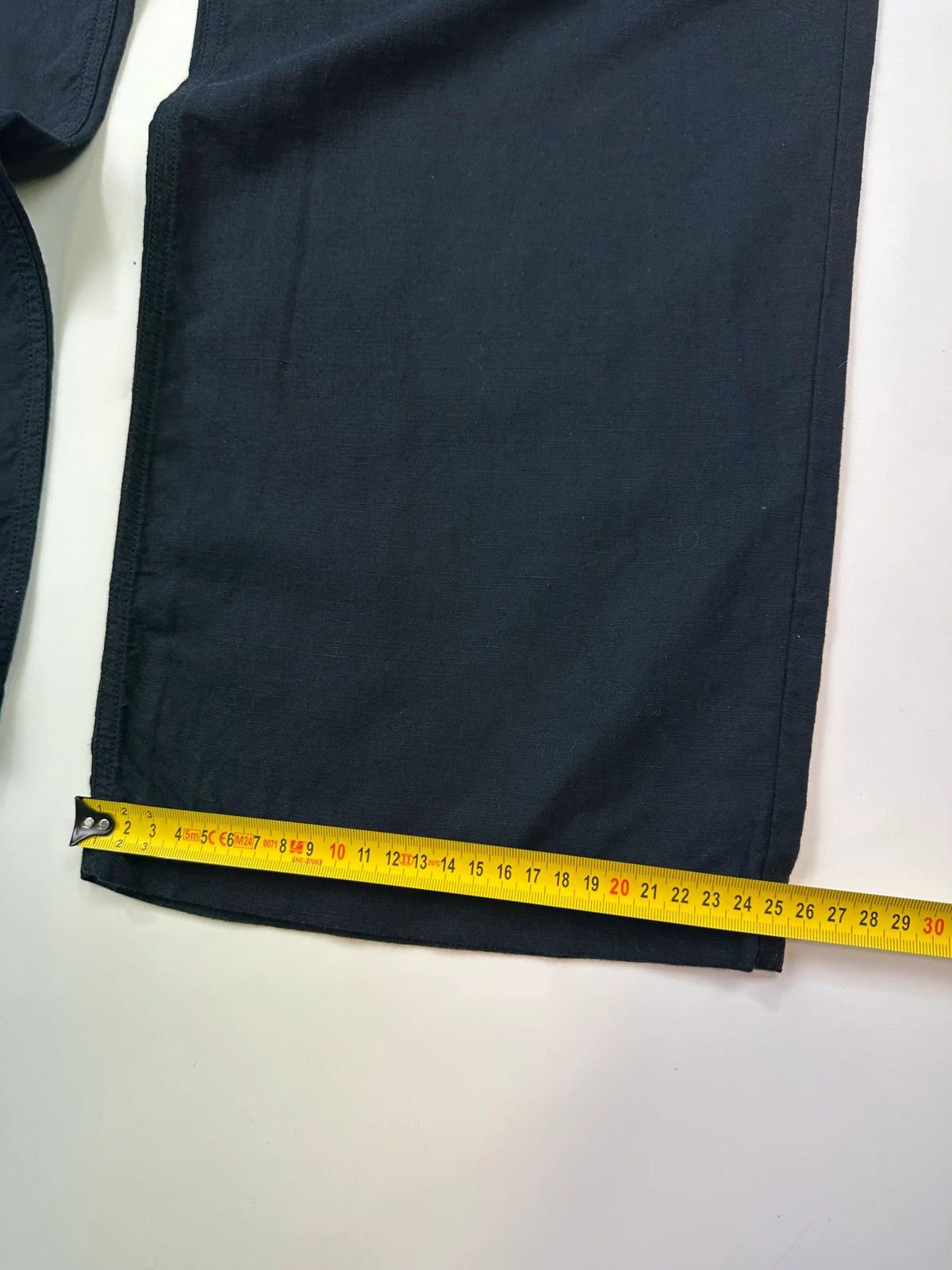 Marithe + Francois Girbaud MFG 90s Navy Linen & Cottons Cargo Parachute Pants Size US 32 / EU 48 - 14 Thumbnail