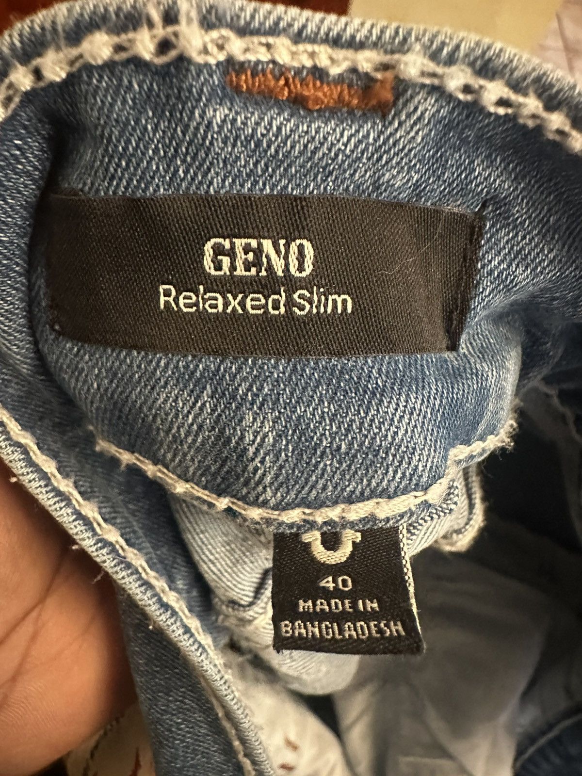 True Religion True Religion Men's Geno Relaxed Slim Jeans Size US 40 / EU 56 - 4 Thumbnail