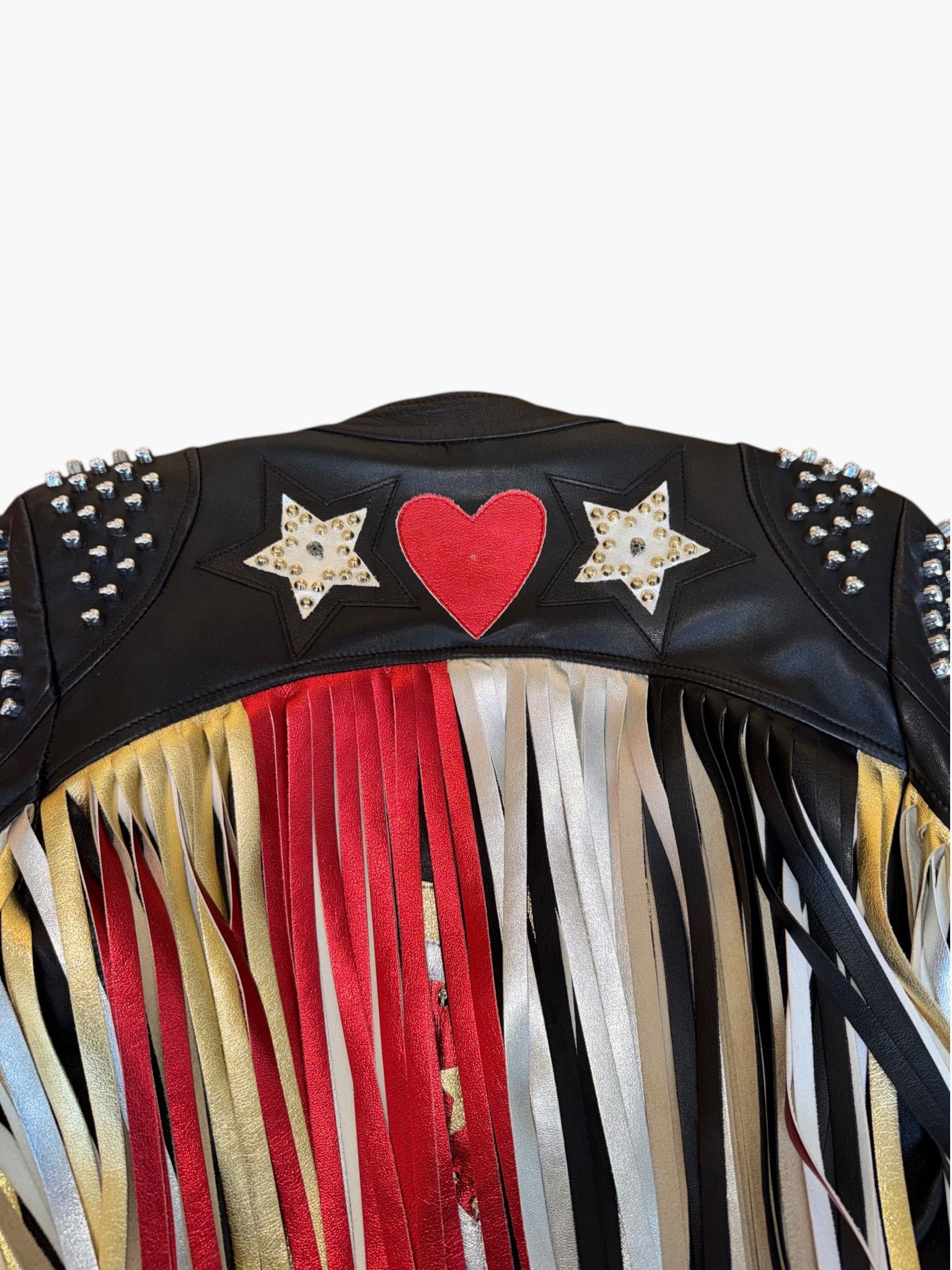 Other 🎸 Rockstar Italy - One-of-a-kind Custom Leather Jacket Size S / US 4 / IT 40 - 6 Thumbnail
