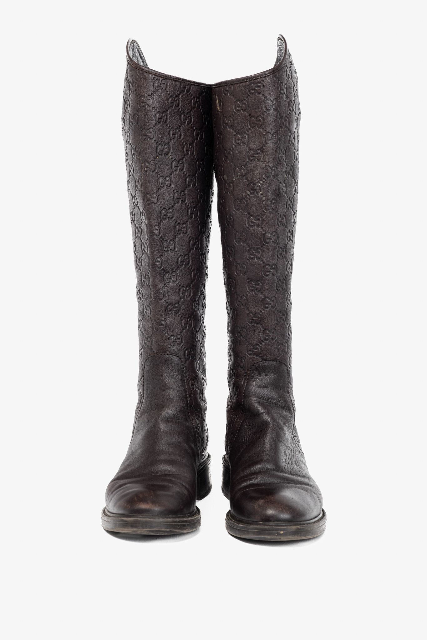 Gucci Gucci Maud Soft Guccissima Leather Knee-High Riding Boots Size US 8 / IT 38 - 2 Thumbnail