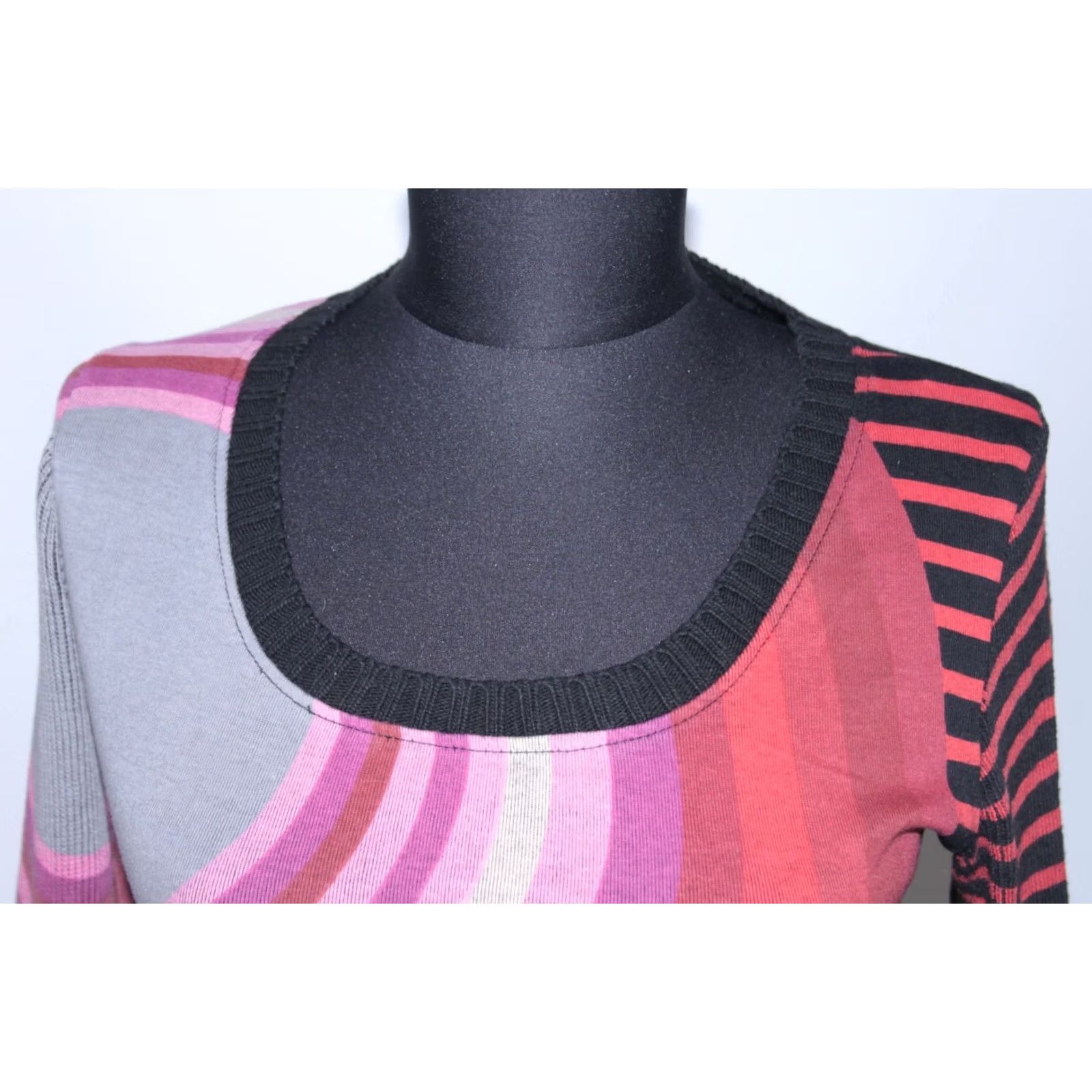 Desigual Desigual Tunic Shirt Multicoloured Cotton Viscose Size M Womens Long Sleeves Tunic Jumper Size M / US 6-8 / IT 42-44 - 3 Thumbnail