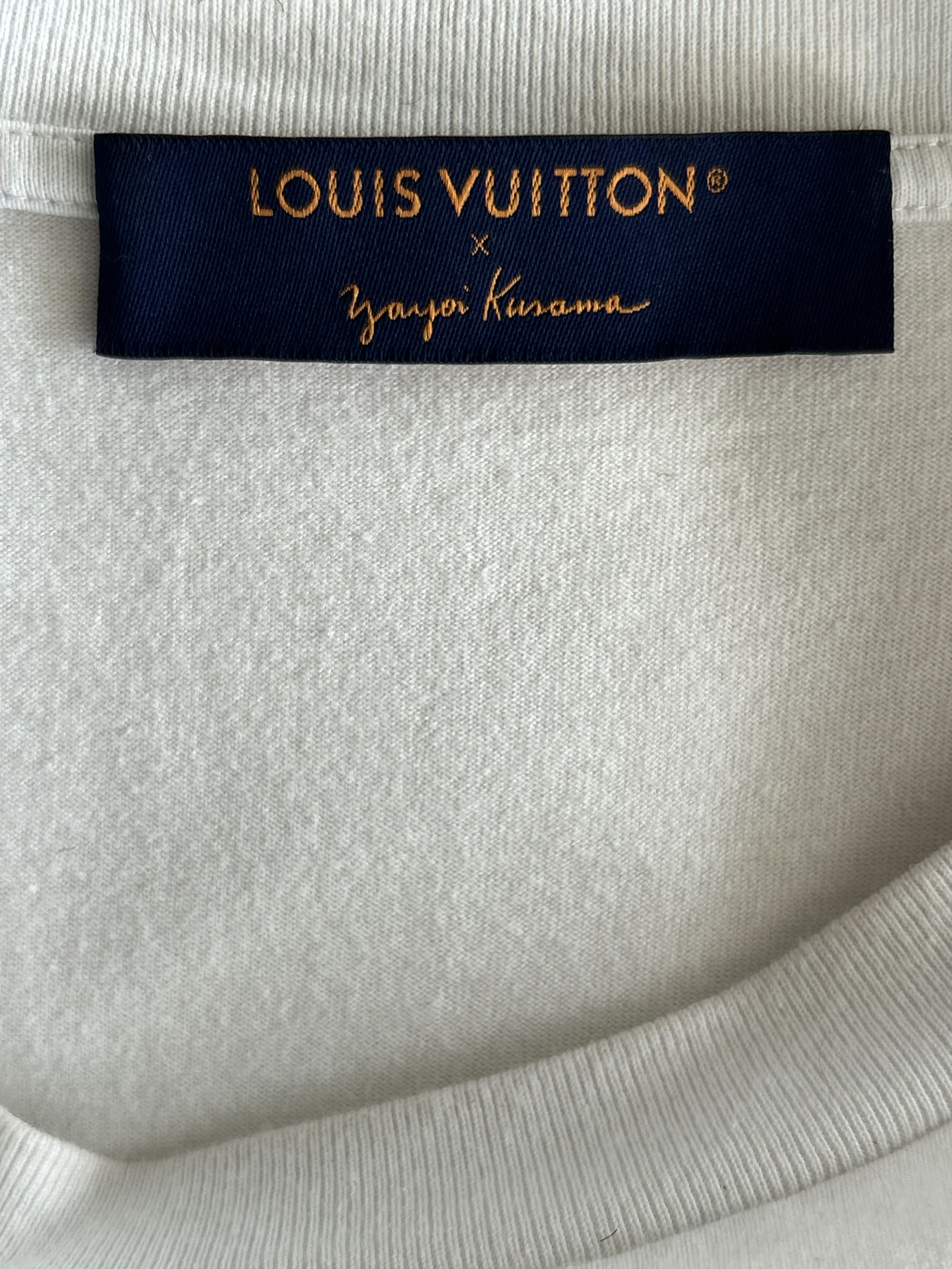 Louis Vuitton Louis Vuitton White & Multicolor Pumpkin T-Shirt Size US L / EU 52-54 / 3 - 3 Thumbnail