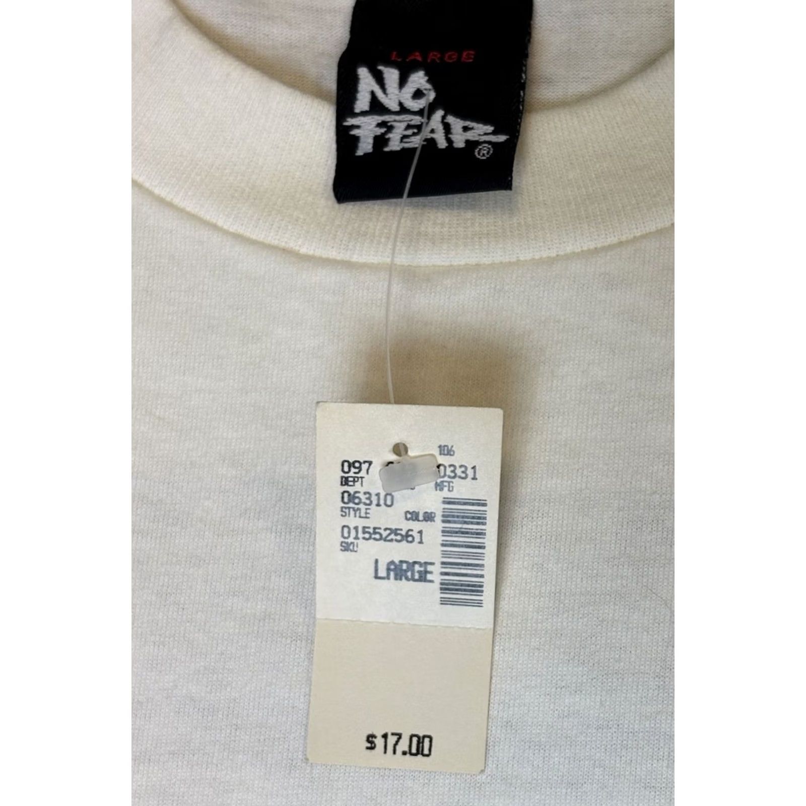 No Fear VINTAGE No Fear Champ & Chump Shirt Mens T-Shirt White 90s large NWT with tags, short sleeve Size US L / EU 52-54 / 3 - 5 Thumbnail