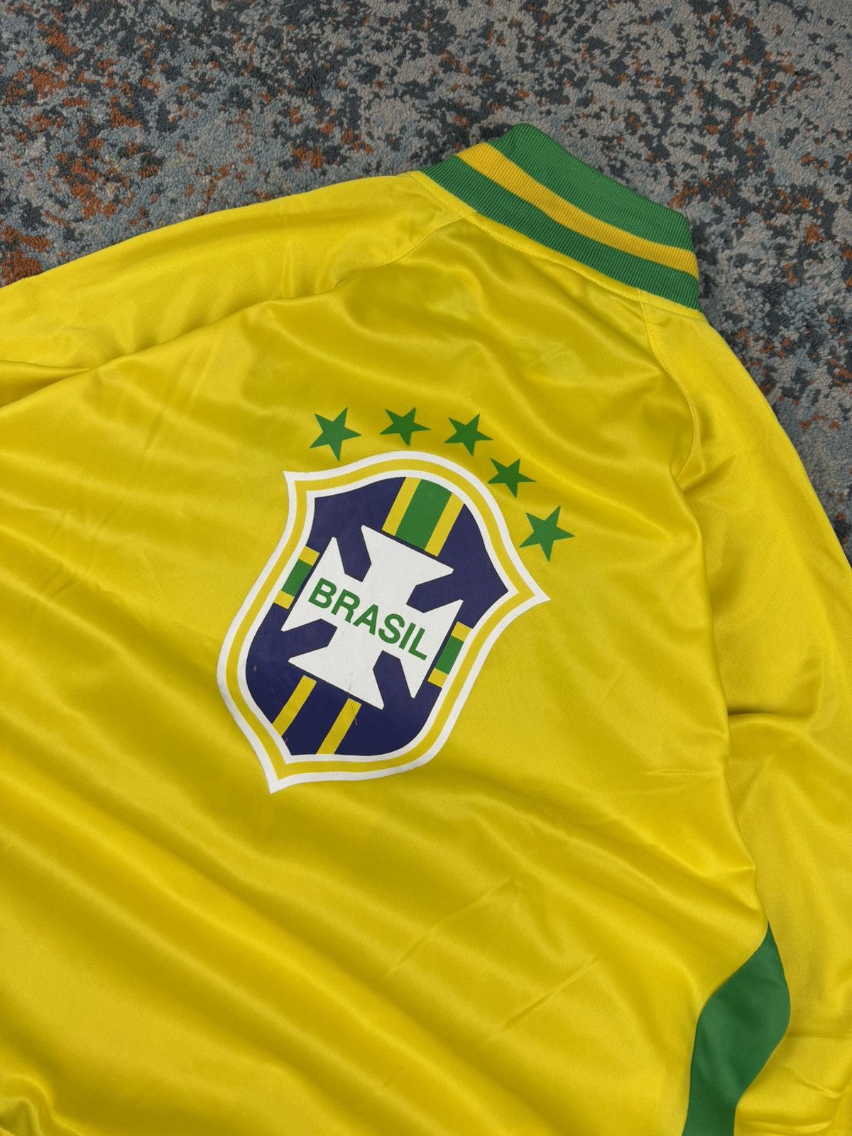 Vintage Vintage Y2K Brazil soccer football blokecore track zip sweat Size US XL / EU 56 / 4 - 6 Thumbnail