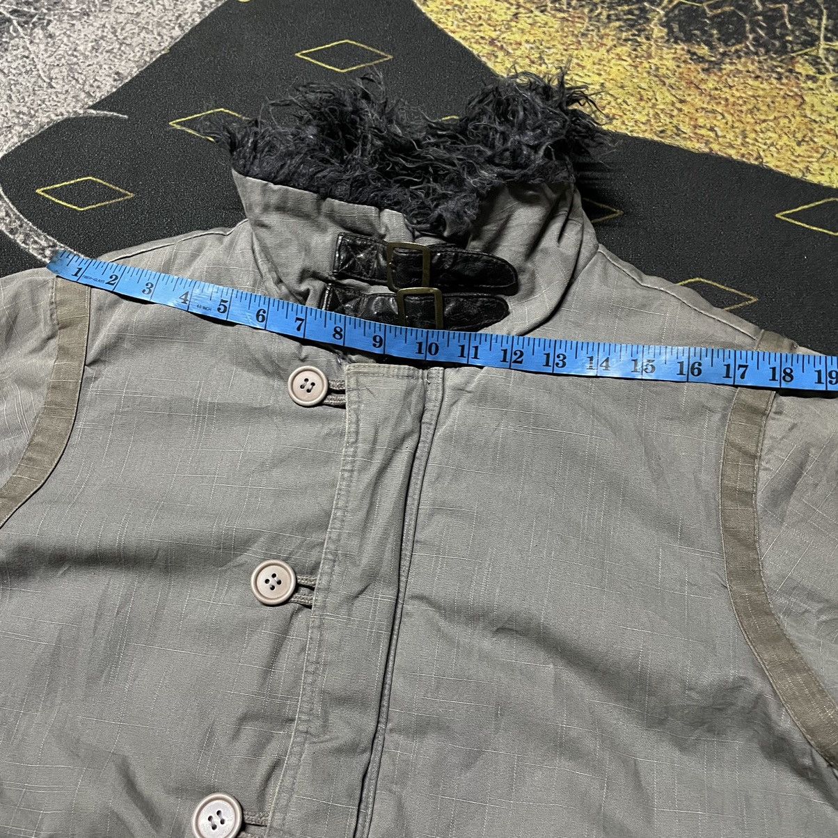 If Six Was Nine × Japanese Brand × Le Grande Bleu (L.G.B.) 💥Japanese Brand BW GIGGLE Buckle Neck Jacket Military Punk Size US M / EU 48-50 / 2 - 7 Thumbnail