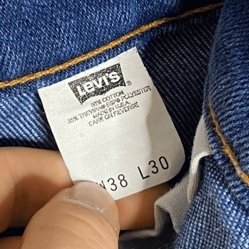 Levi's Vintage 90s Orange Tab Levis Jeans 38x30 Bootcut Dark Wash Size US 38 / EU 54 - 6 Thumbnail