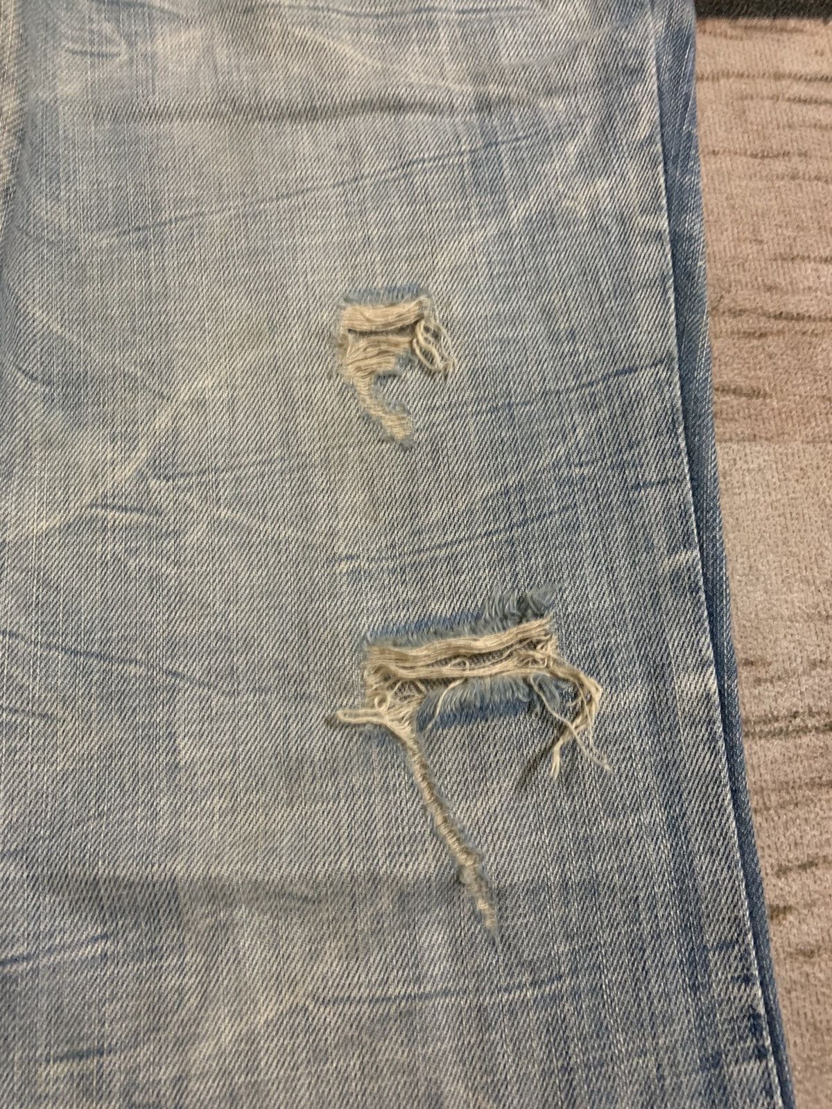 If Six Was Nine FLARE DISTRESSED stone wash agate label japanese designer Size US 32 / EU 48 - 9 Thumbnail