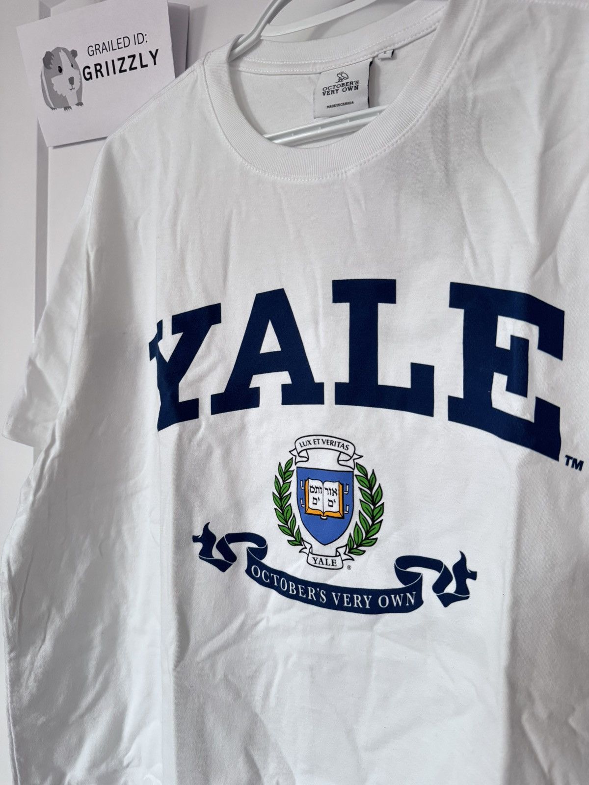 Drake OVO X Yale T-Shirt 🦉📚 Size US L / EU 52-54 / 3 - 7 Thumbnail