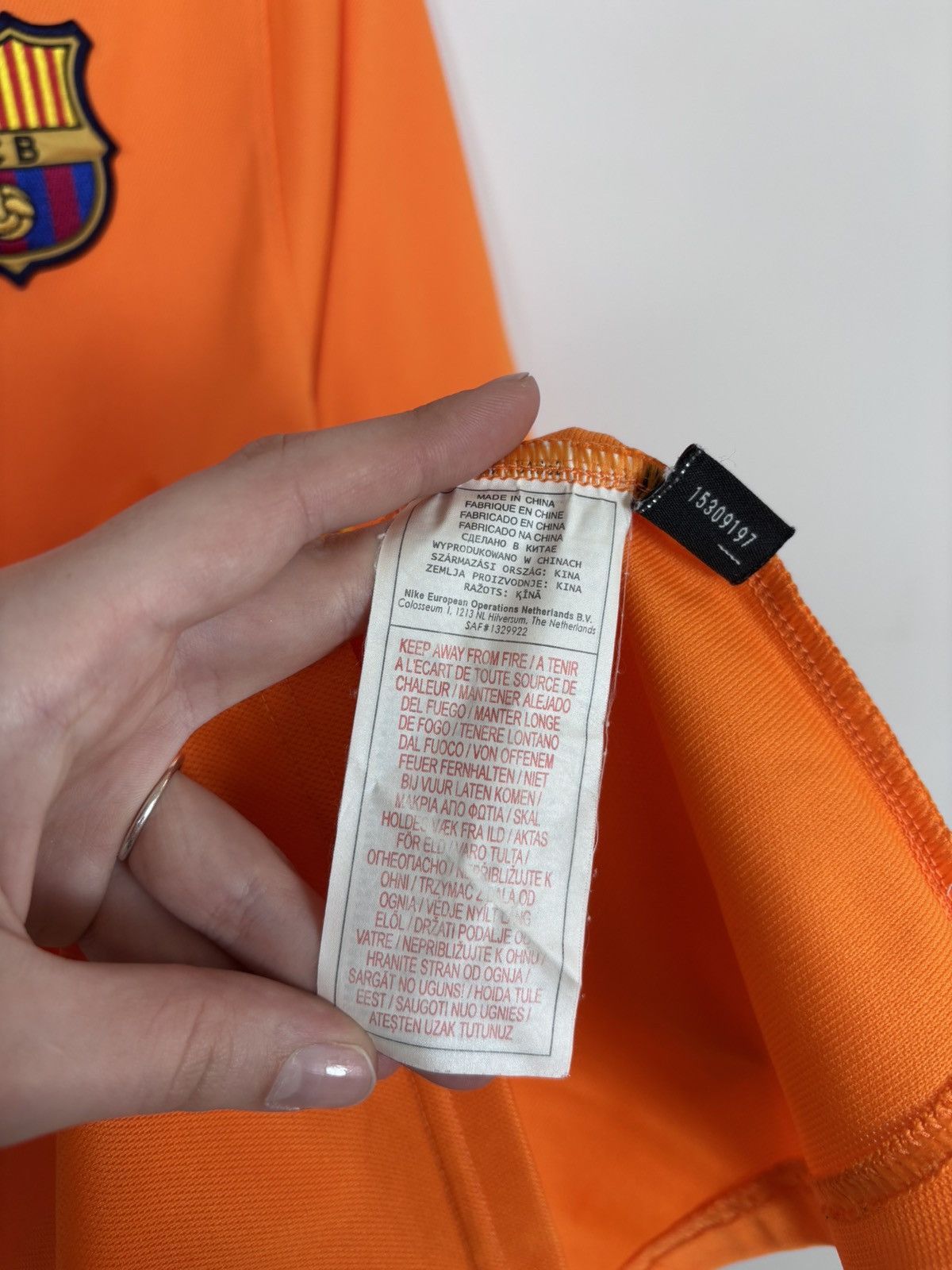 Nike Nike Barcelona 2006/2007 Away Football Soccer Jersey Shirt Size US M / EU 48-50 / 2 - 13 Thumbnail