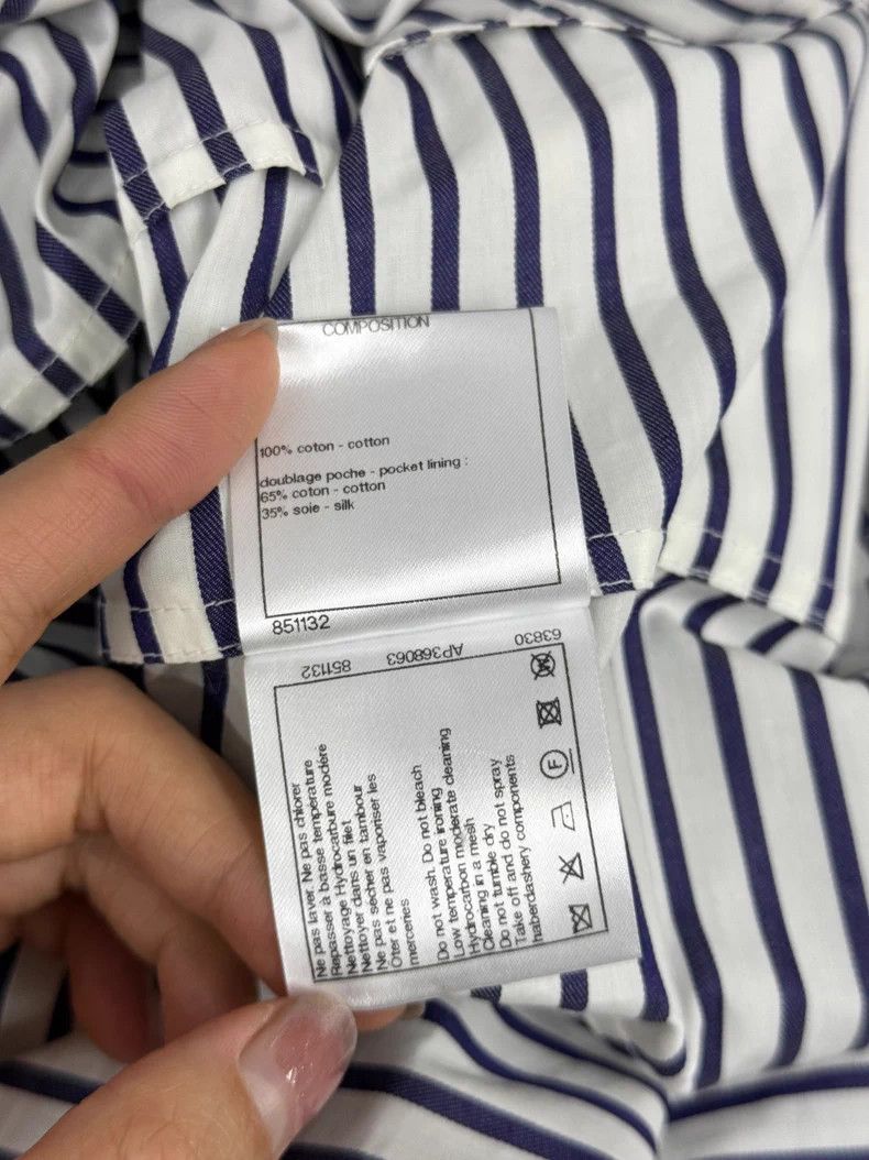Chanel Chanel Black and white striped skirt Size 42" / US 20 - 6 Thumbnail