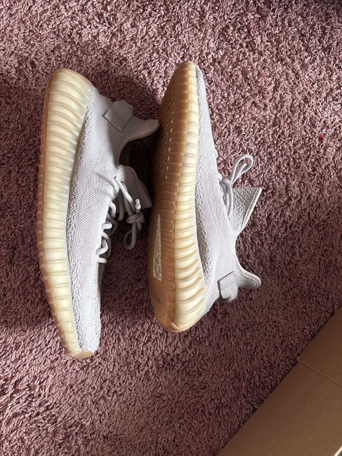Adidas × Kanye West 11.5 Yeezy 350 V2 ‘Sesame’ Size US 11.5 / EU 44-45 - 7 Thumbnail