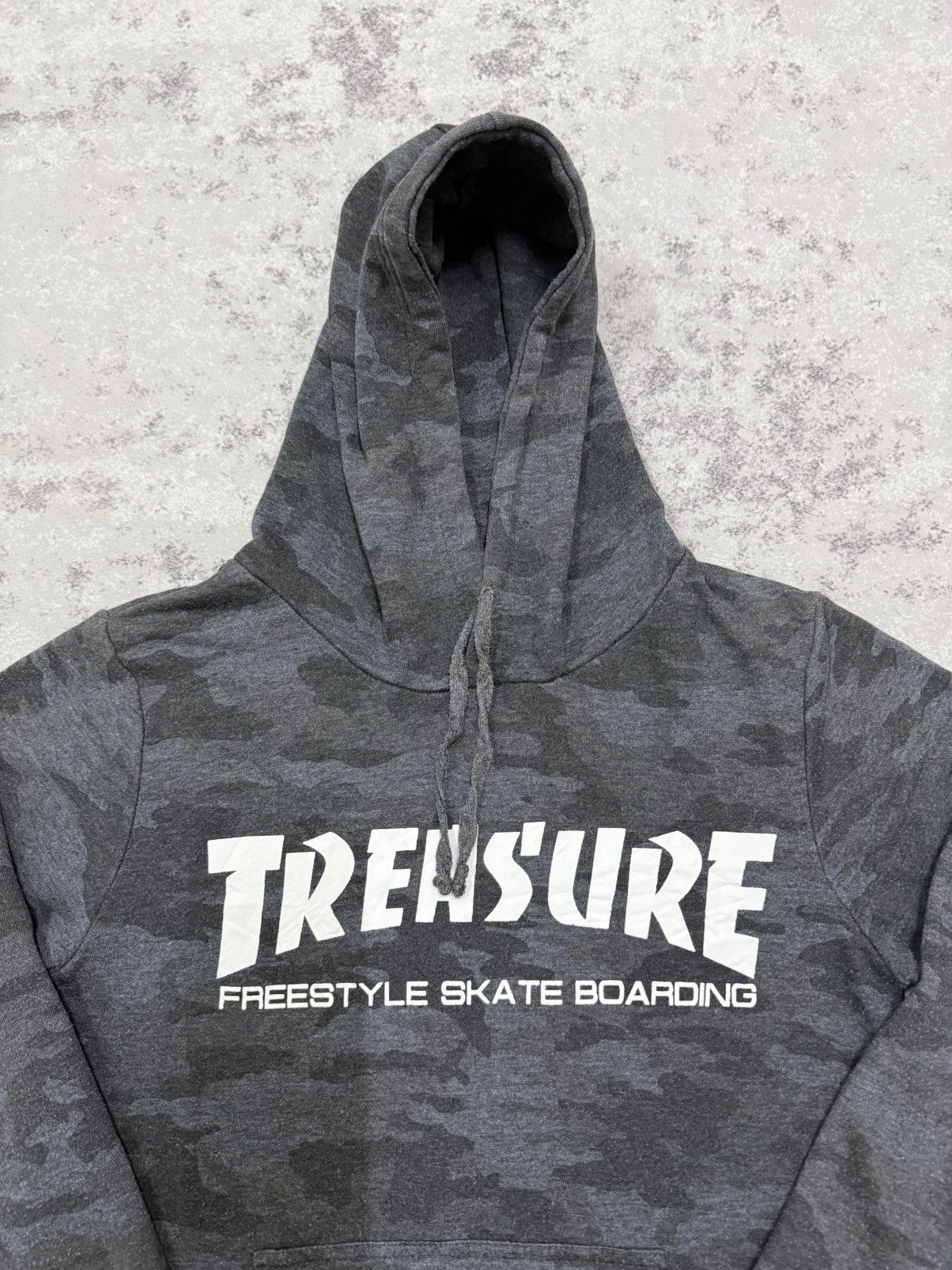 Japanese Brand Jungle Storm Treasure Parody Trasher Magazine Camo Hoodie Size US XS / EU 42 / 0 - 4 Thumbnail