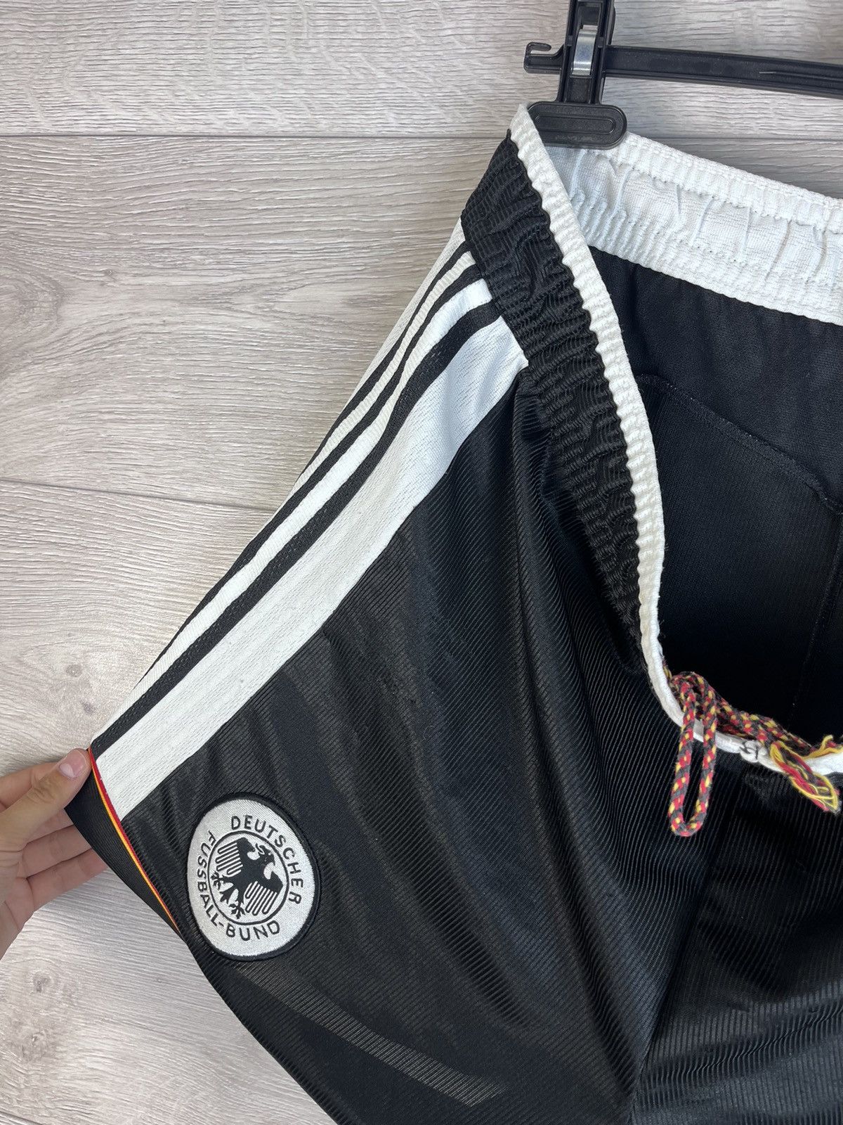 Adidas Vintage men’s soccer shorts Adidas Germany 🇩🇪 football Size US 34 / EU 50 - 11 Thumbnail