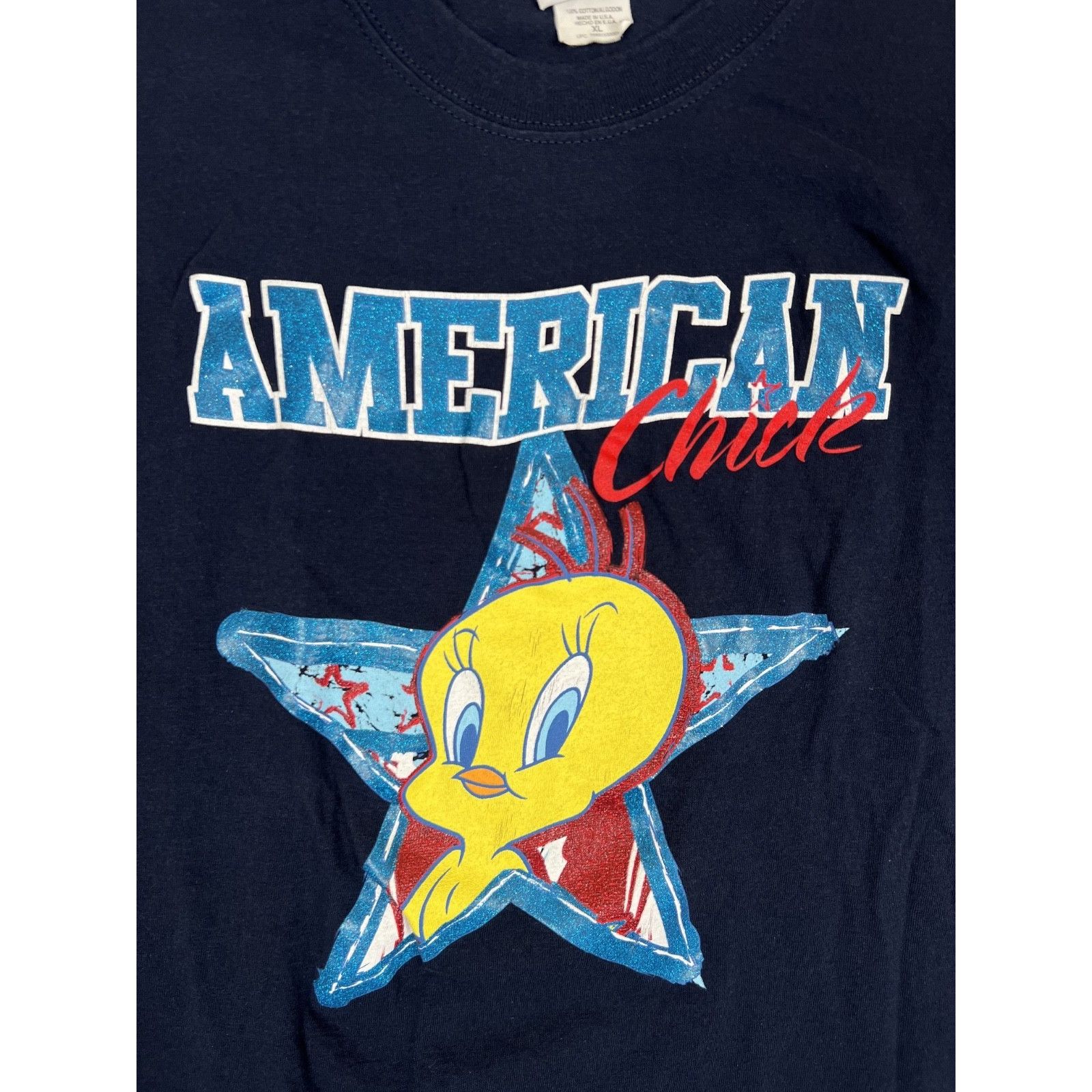 Other Vintage Tweety Bird American Chick Graphic T-Shirt Size XL L Size US XL / EU 56 / 4 - 2 Thumbnail