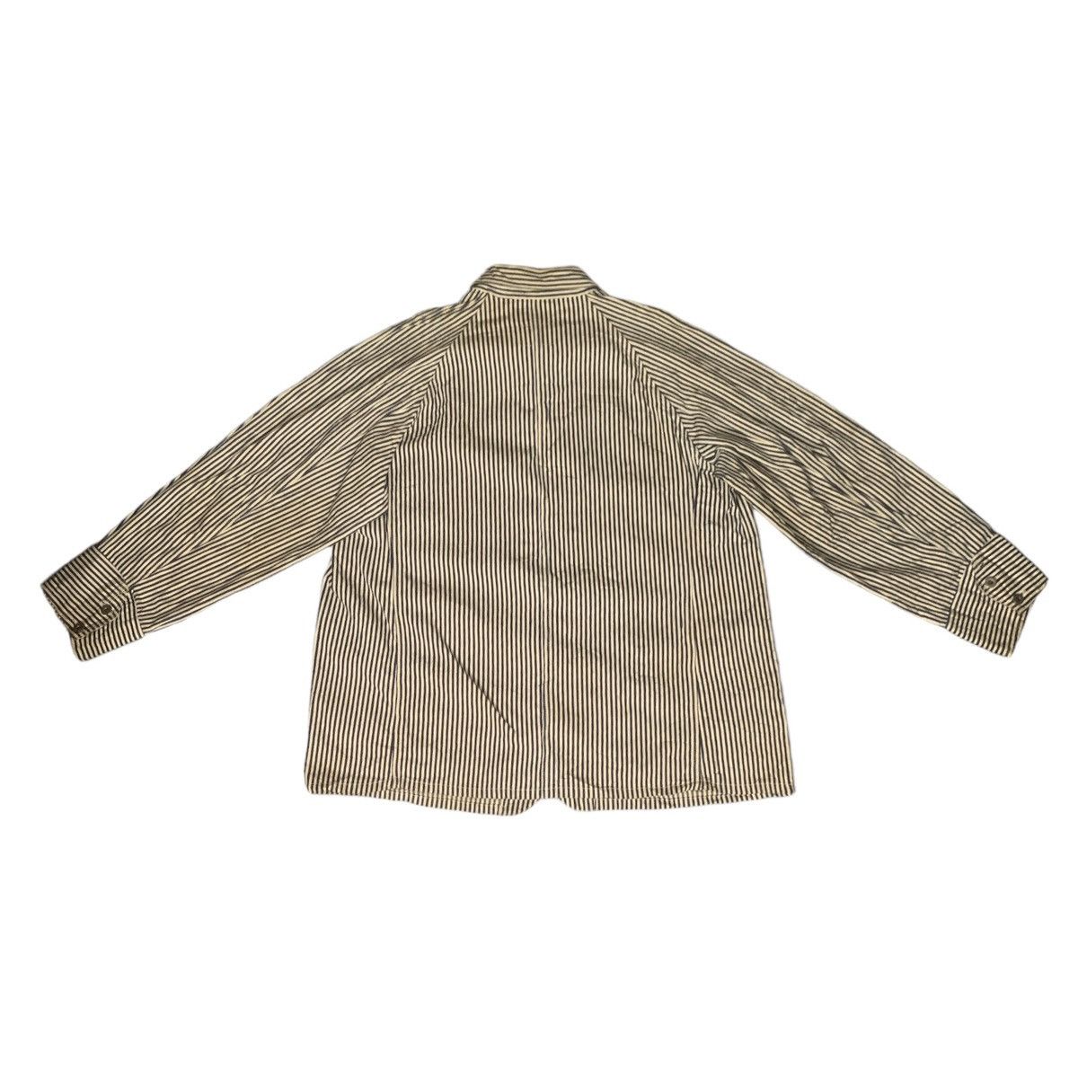 Post Overalls × Vintage Rare Design Vintage Post Overall Chore Denim Jackets Size US L / EU 52-54 / 3 - 2 Thumbnail