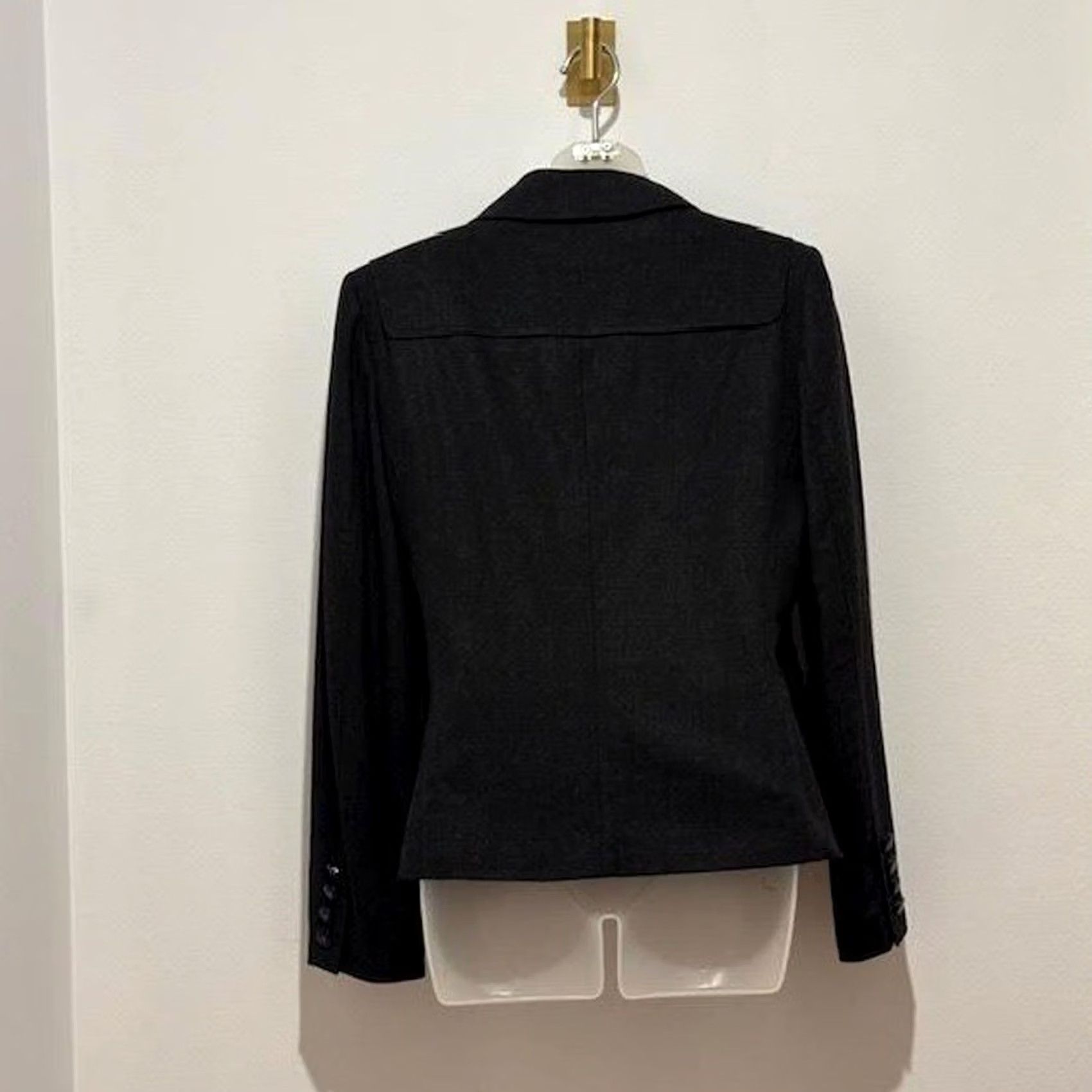 Talbots Vintage Talbots Black Wool Blazer Jacket - Womens Size 8 Size M / US 6-8 / IT 42-44 - 7 Thumbnail