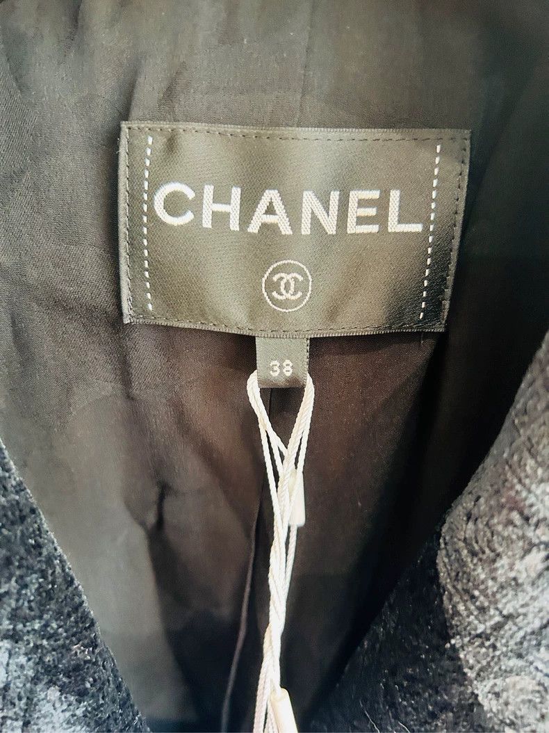 Chanel Chanel Full logo patterned suit collar jacket Size XS / US 0-2 / IT 36-38 - 3 Thumbnail