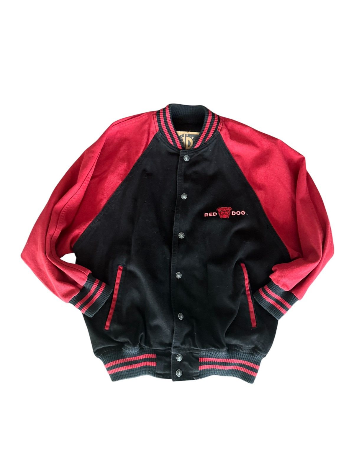 Other Vintage Red Dog Denim Varsity Jacket Size US M / EU 48-50 / 2 - 3 Thumbnail