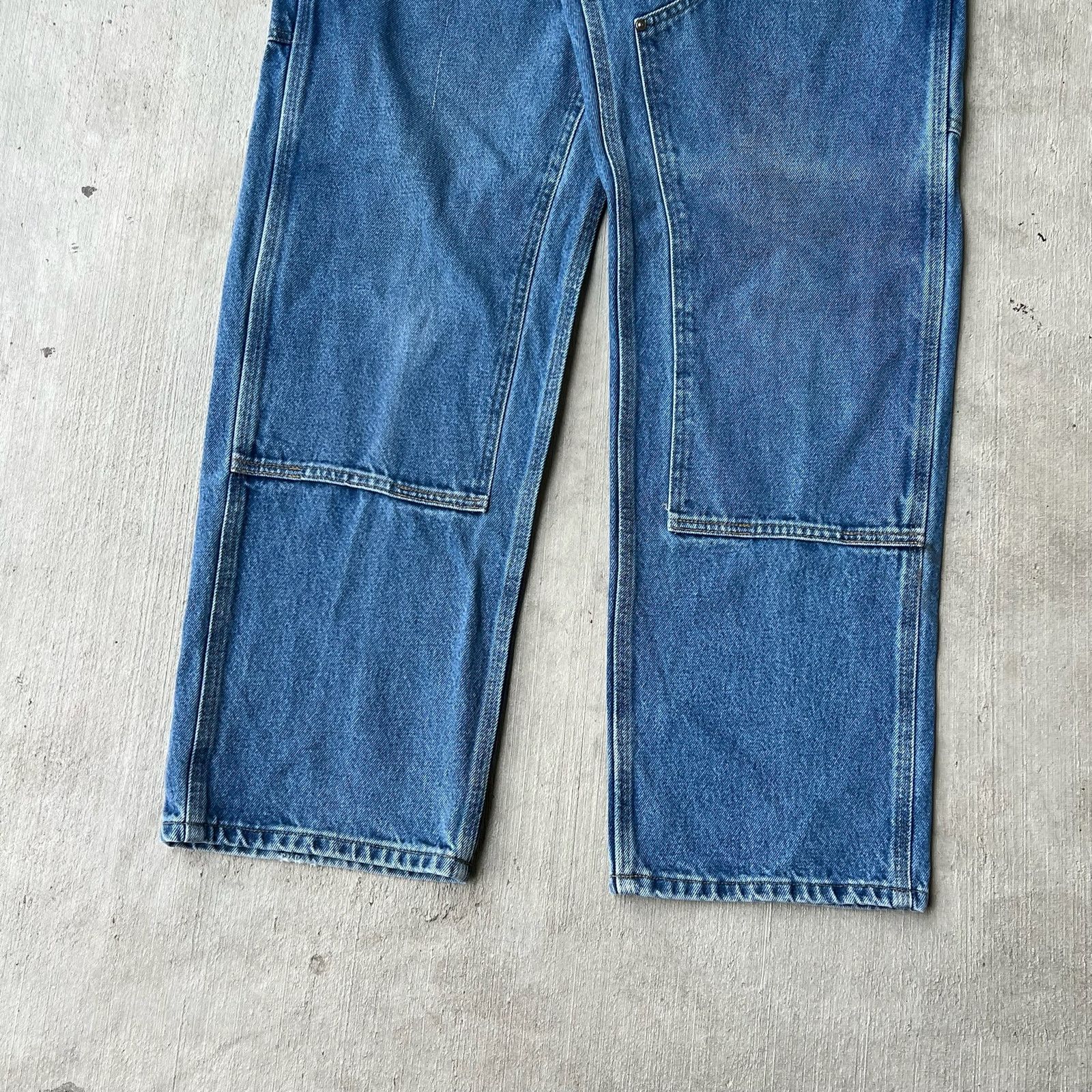 Carhartt × Vintage Carhartt denim blue jean double knee work carpenter pants Size US 32 / EU 48 - 3 Thumbnail