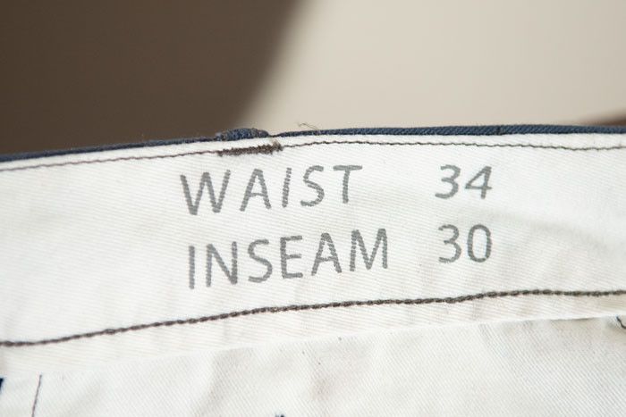 RRL Ralph Lauren RRL Slim Fit Herringbone Twill Pant Worth Navy Size US 34 / EU 50 - 12 Thumbnail