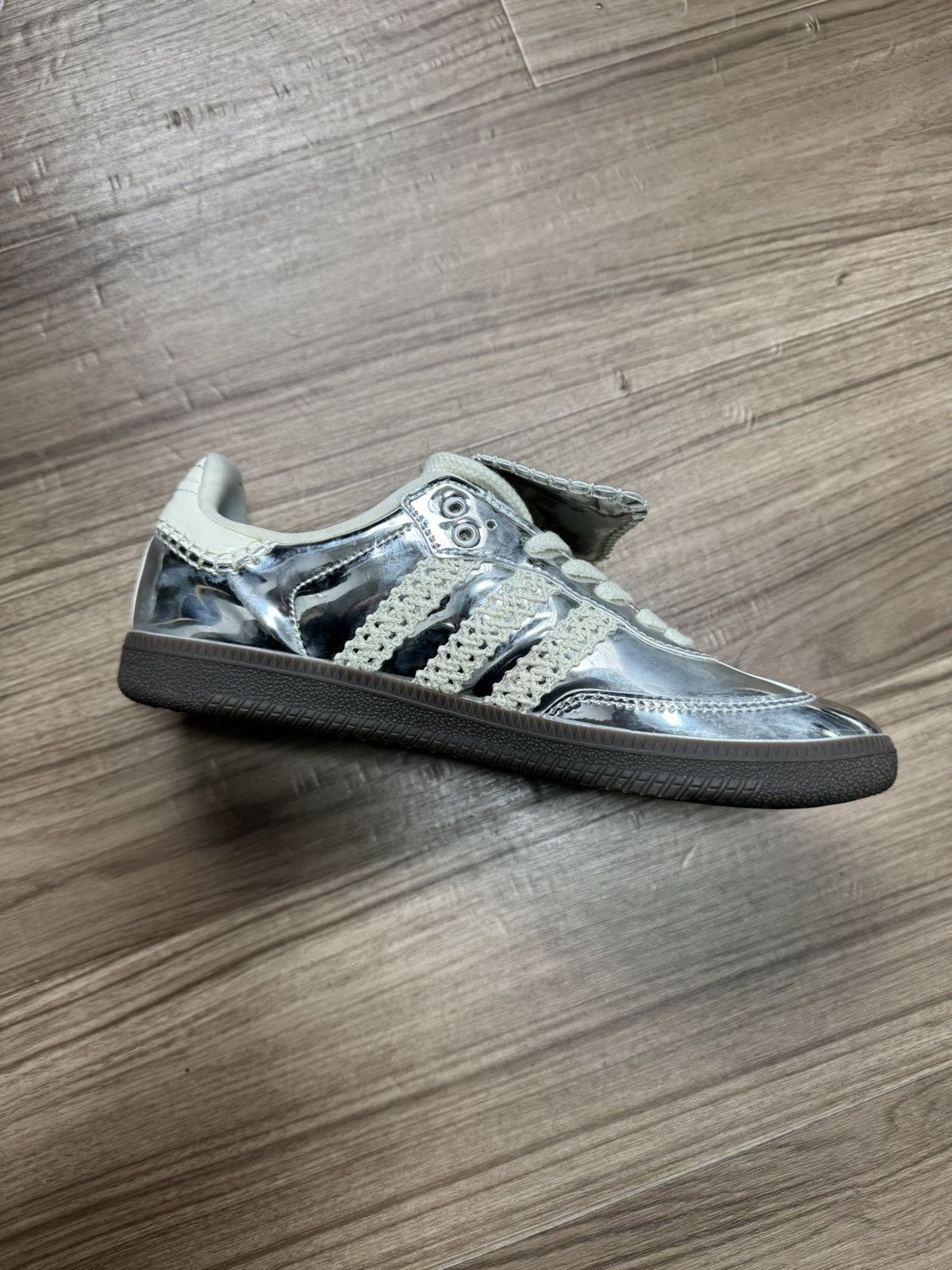 Wales Bonner Wales Bonner x adidas Samba Silver Metallic Size US 8 / EU 41 - 7 Thumbnail