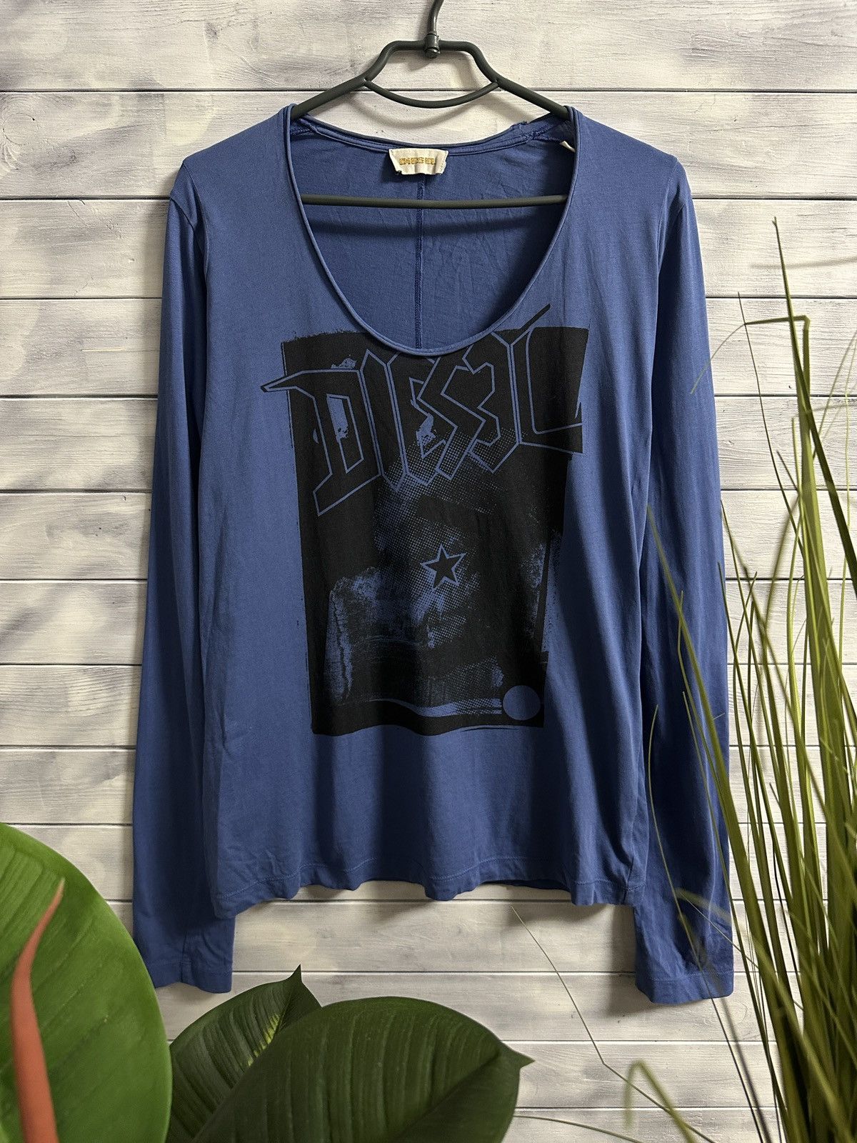 Diesel Rare Vintage Long-Sleeve Diesel Avant-Garde Y2K Size XL / US 12-14 / IT 48-50 - 1 Thumbnail
