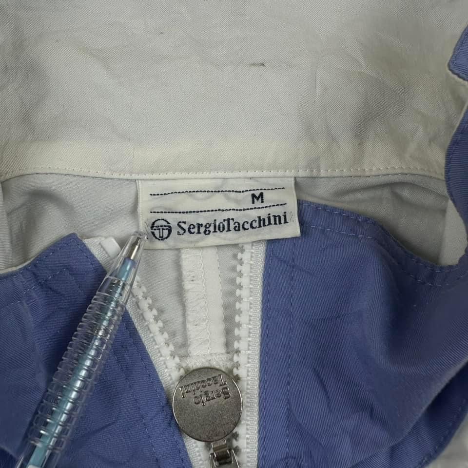Sergio Tacchini × Vintage Vintage Sergio Tacchini Embroidered Logo Windbreaker Jacket Size US S / EU 44-46 / 1 - 4 Thumbnail